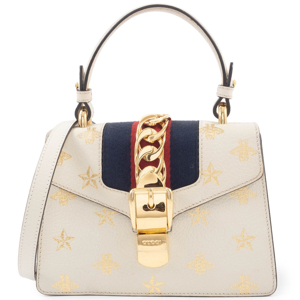 Gucci White Leather Handbag (Pre-Owned)
