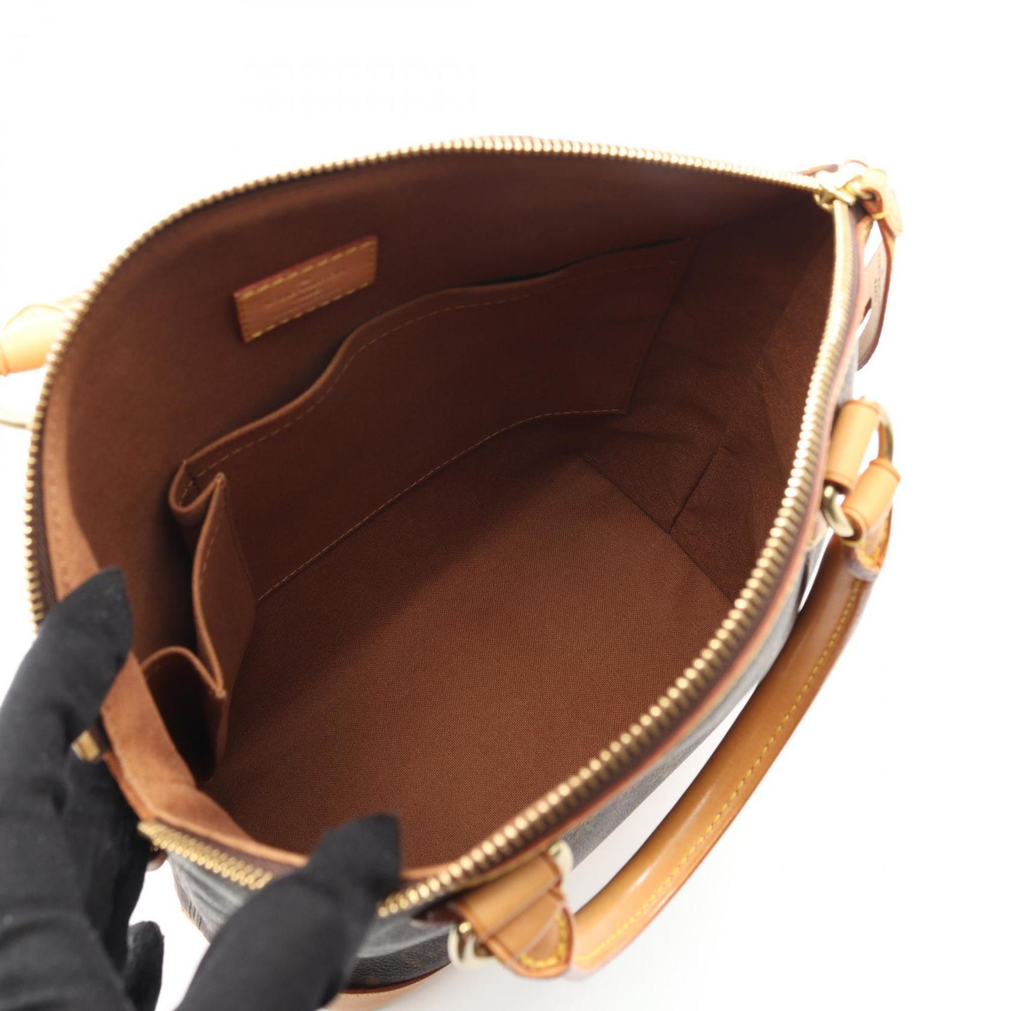 Louis Vuitton Brown Monogram Coated Canvas Handbag