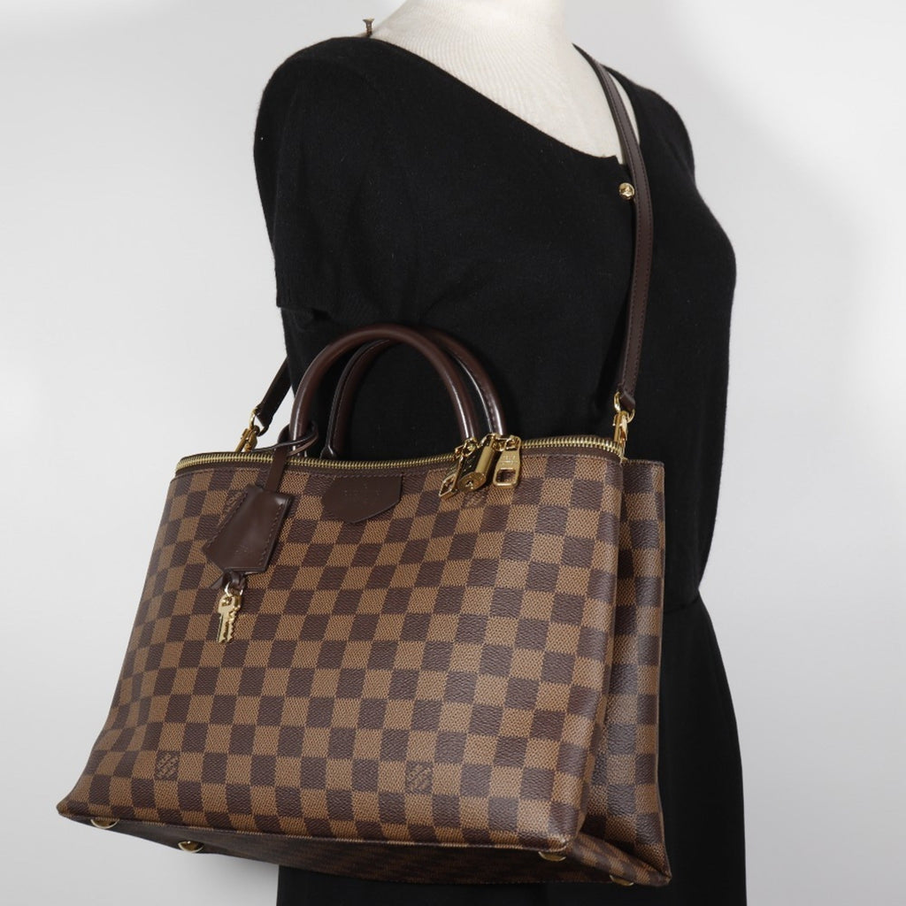 Louis Vuitton Brown Damier Canvas Handbag