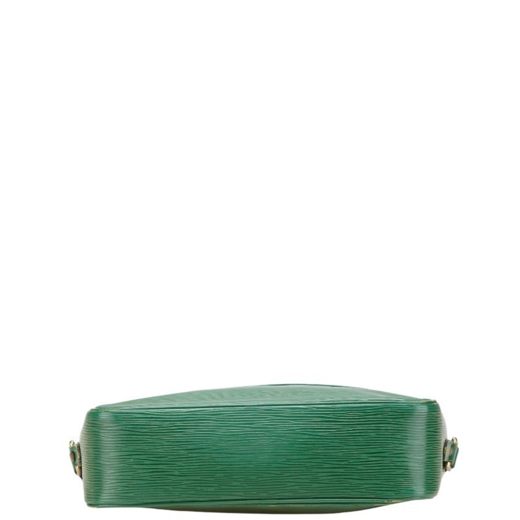 Louis Vuitton Borneo Green Leather Shoulder Bag