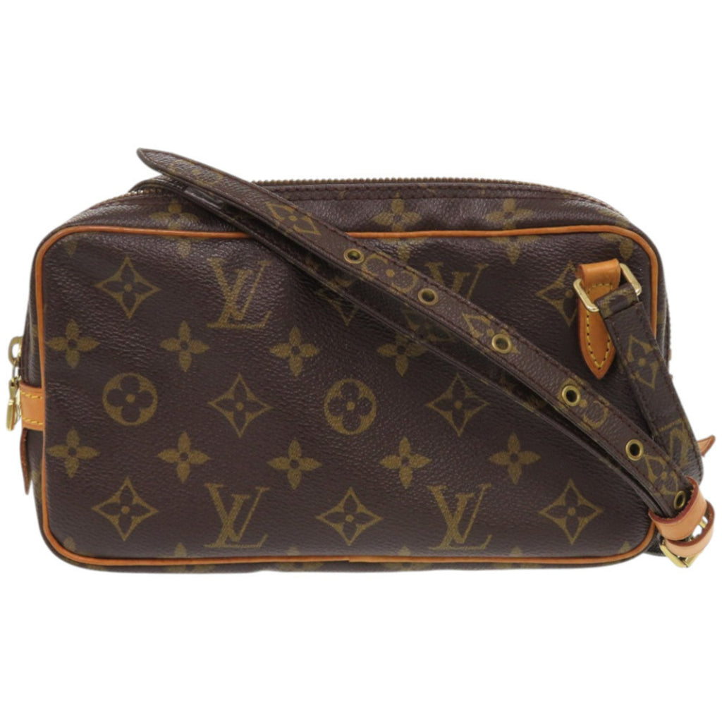Louis Vuitton Brown Monogram Canvas Shoulder Bag