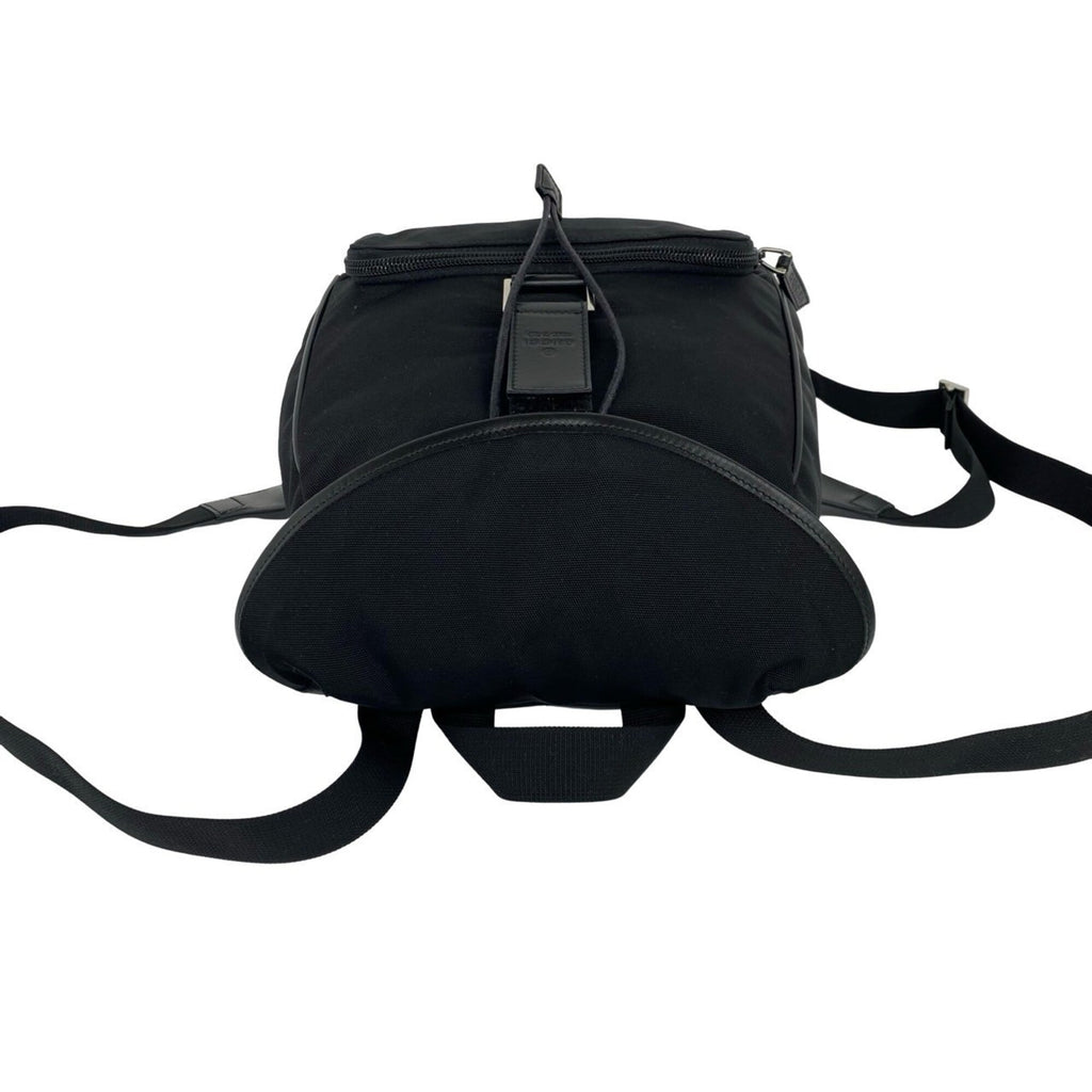 Gucci Black Nylon Leather Backpack (Pre-Owned)