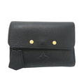 Louis Vuitton Black Noir Monogram Empreinte Wallet (Tri-Fold)
