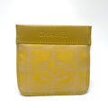 Chanel Yellow Leather Coin Purse/Coin Case