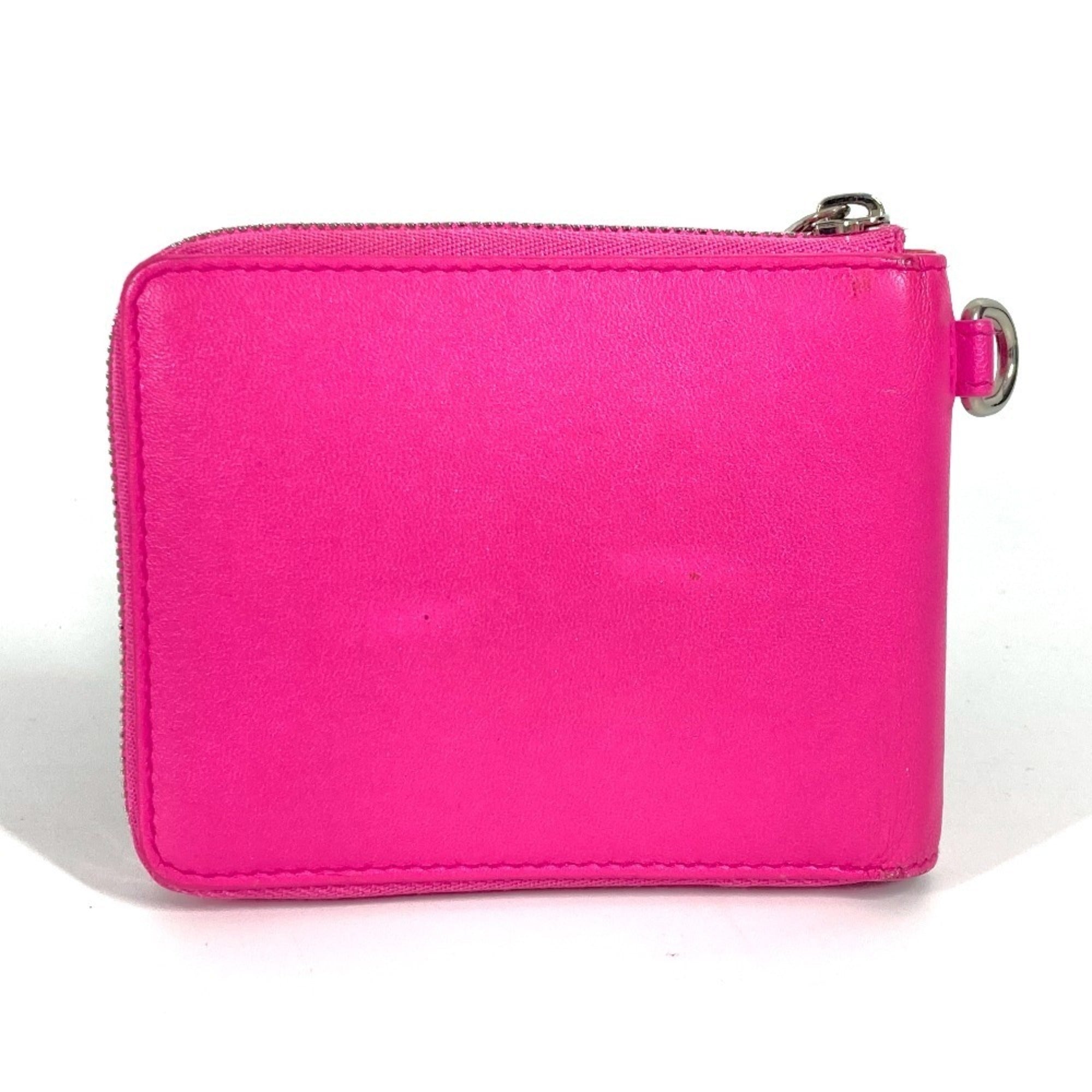 Balenciaga Pink Leather Wallet (Bi-Fold)