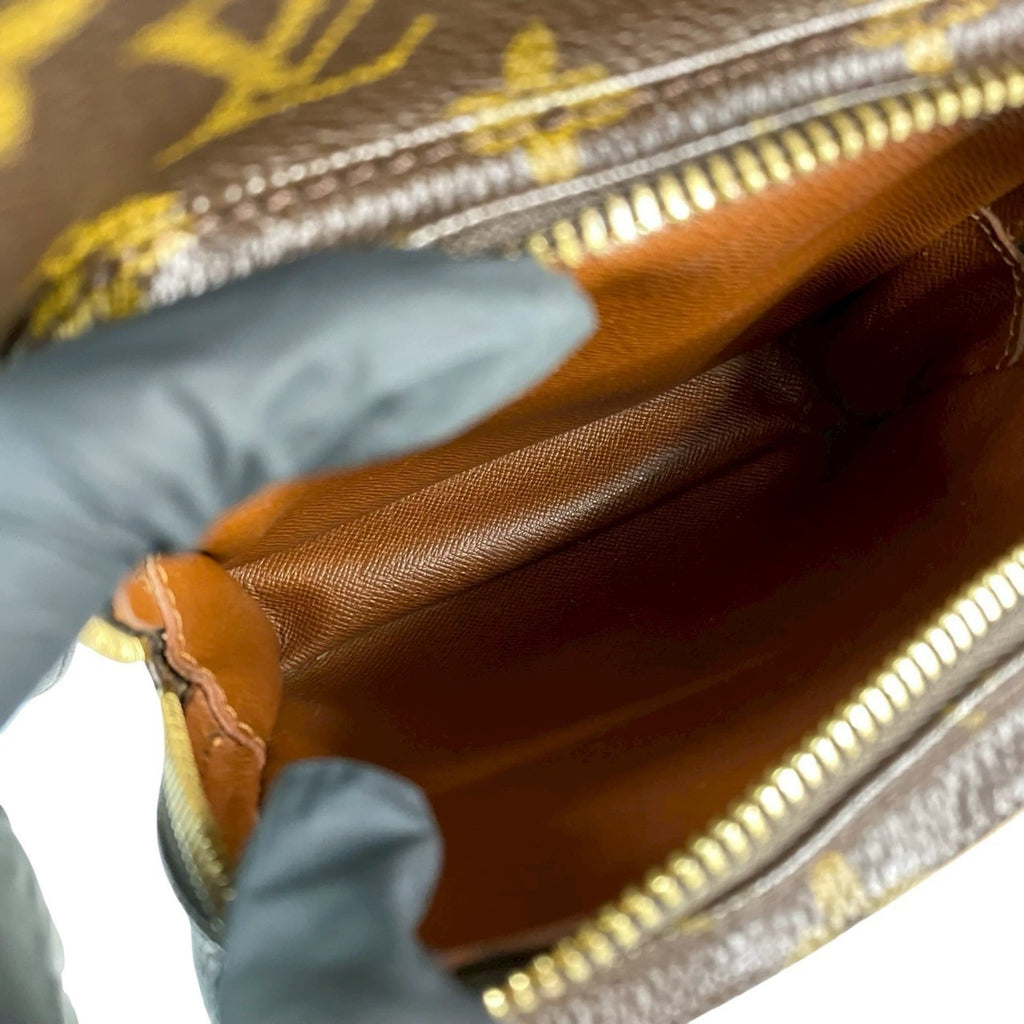 Louis Vuitton Brown Leather Pvc Pochette Shoulder Bag