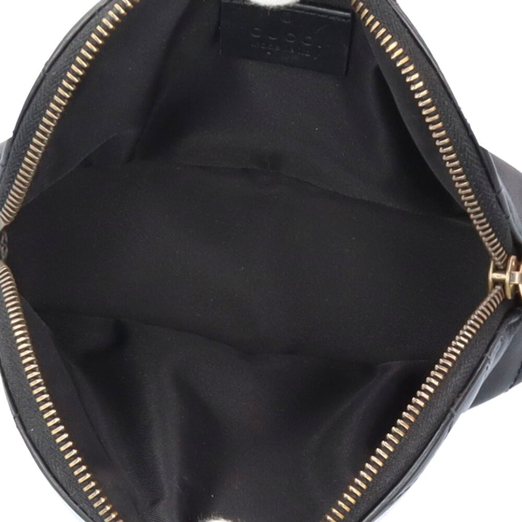 Gucci Black Leather Pouch (Pre-Owned)