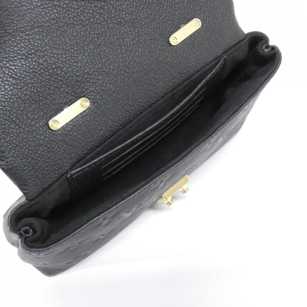 Louis Vuitton Black Leather Handbag