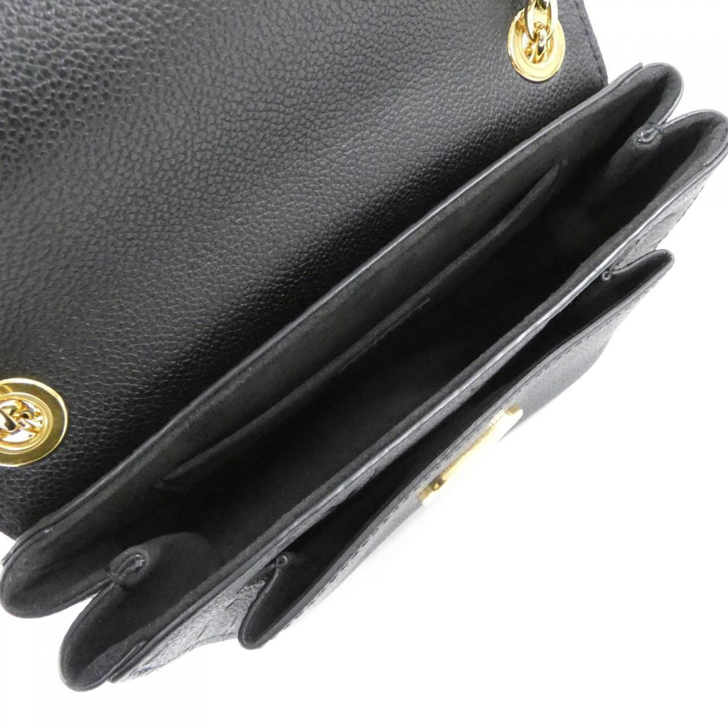 Louis Vuitton Black Leather Shoulder Bag