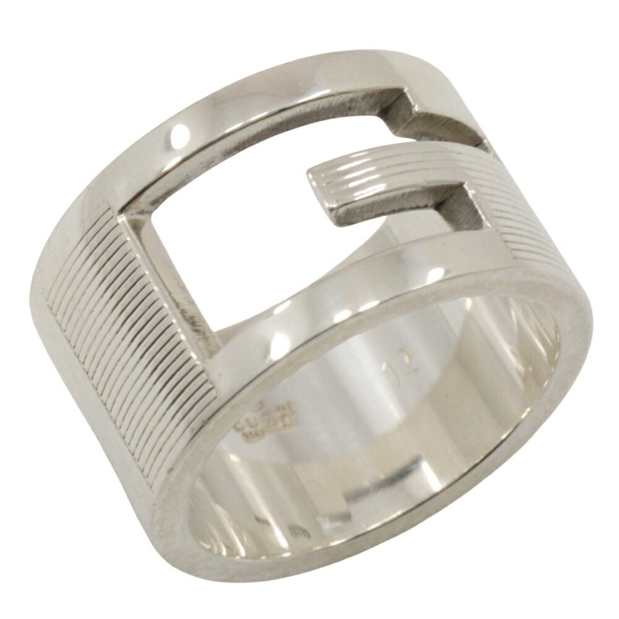 Gucci Silver 925 Band Ring (Pre-Owned)