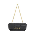 Celine Black Leather Shoulder Bag