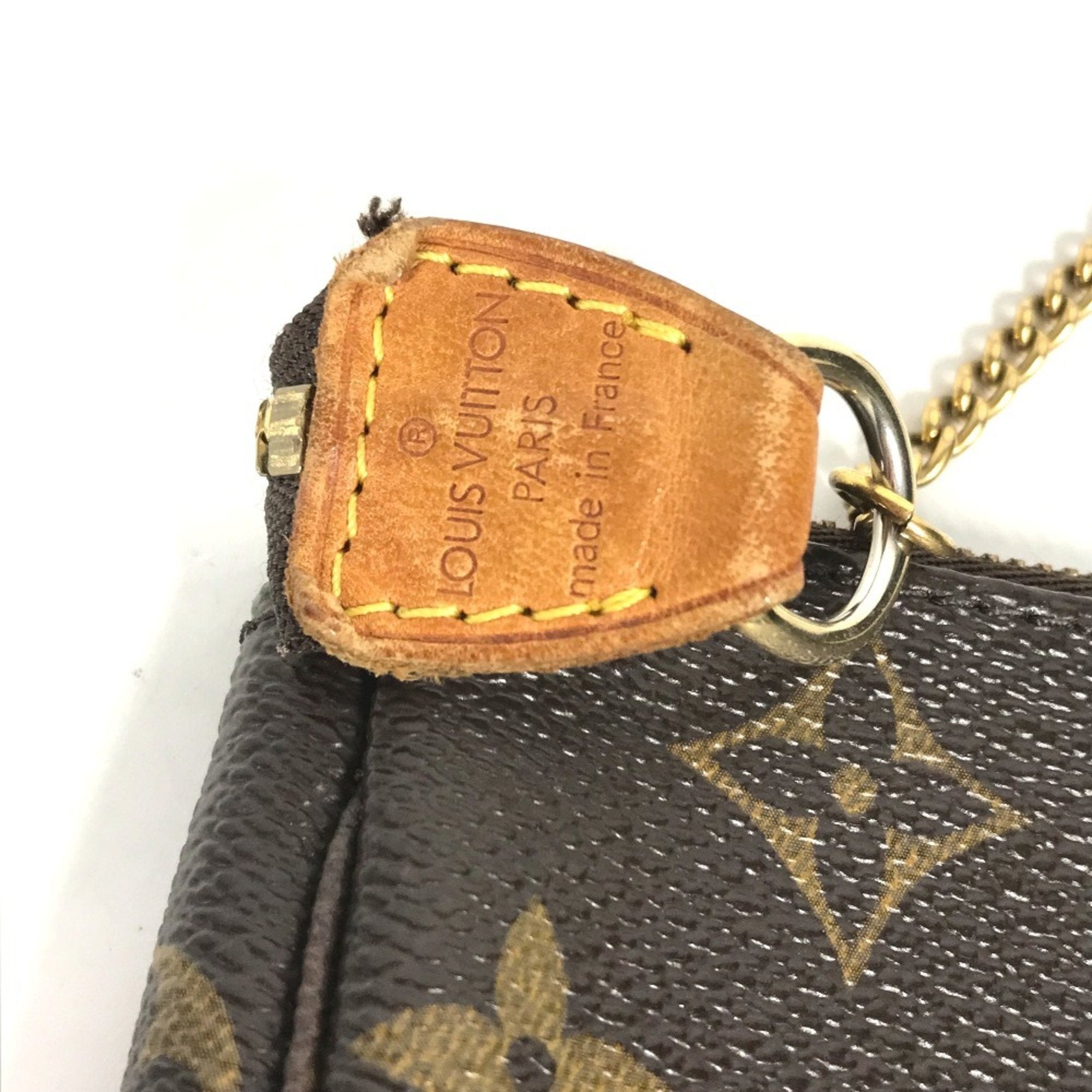 Louis Vuitton Brown Canvas Handbag Pochette
