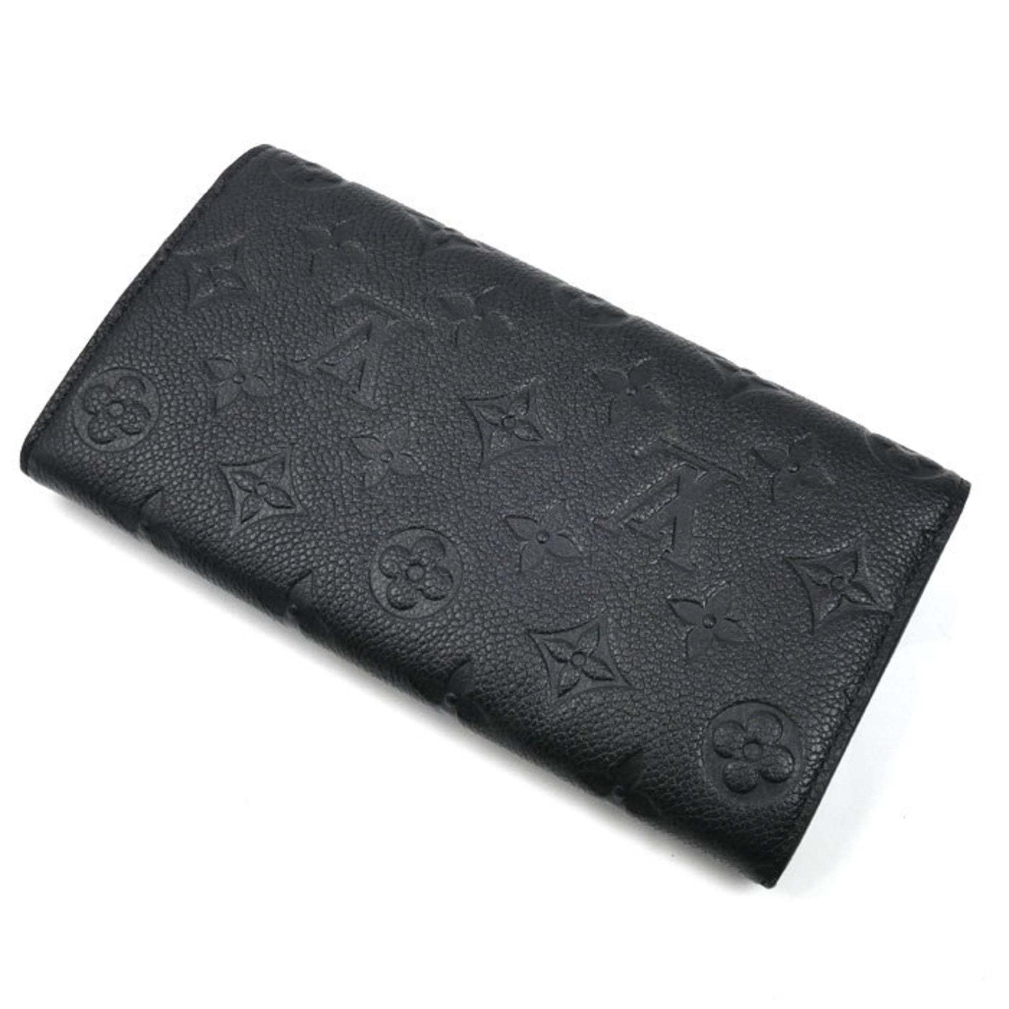 Louis Vuitton Black Monogram Empreinte Long Wallet