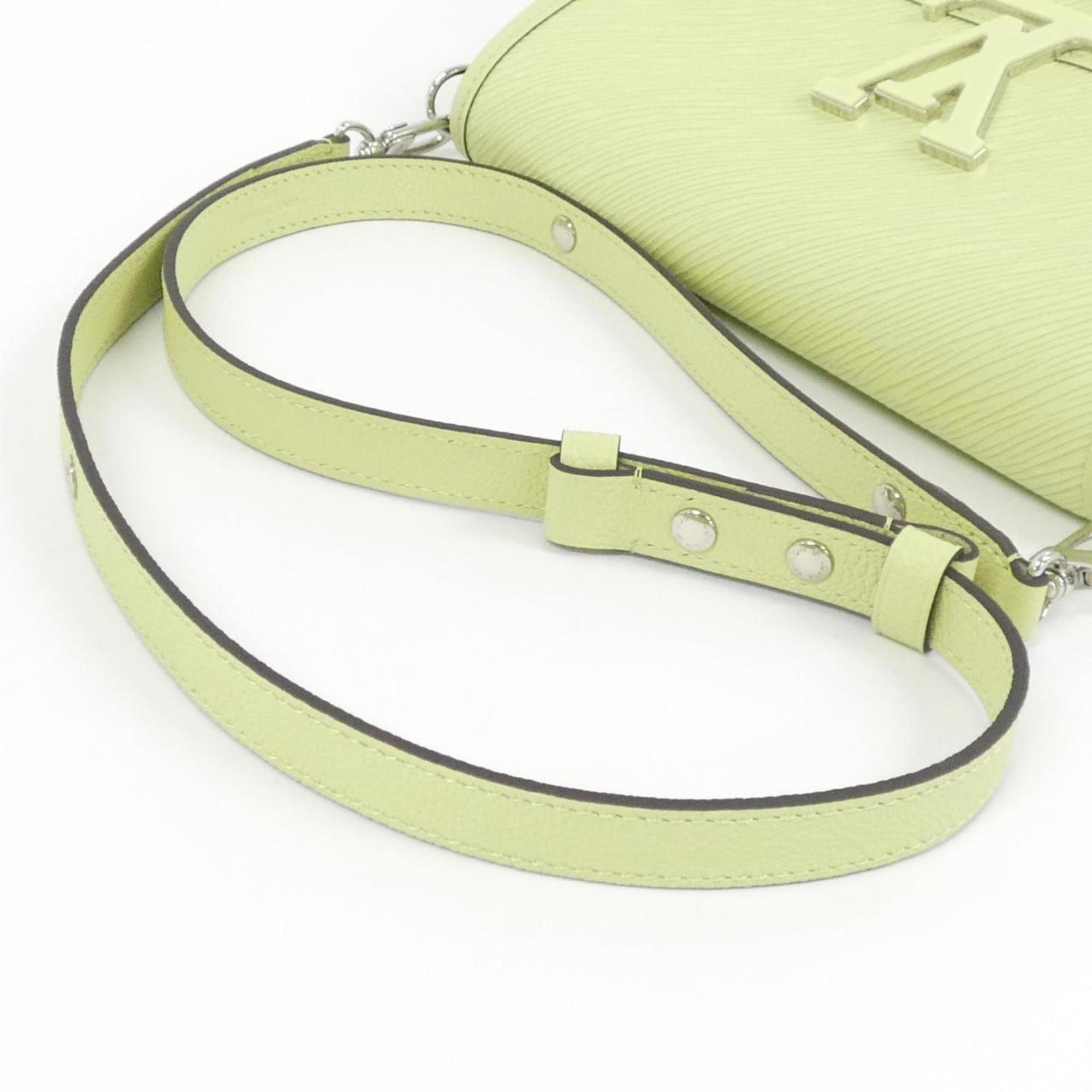 Louis Vuitton Green Leather Shoulder Bag