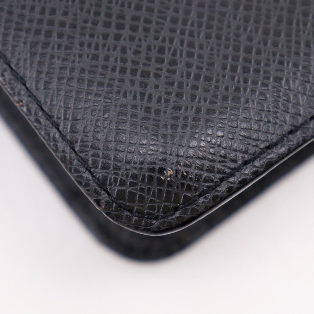 Louis Vuitton Taiga Ardoise Black Taiga Leather Pochette