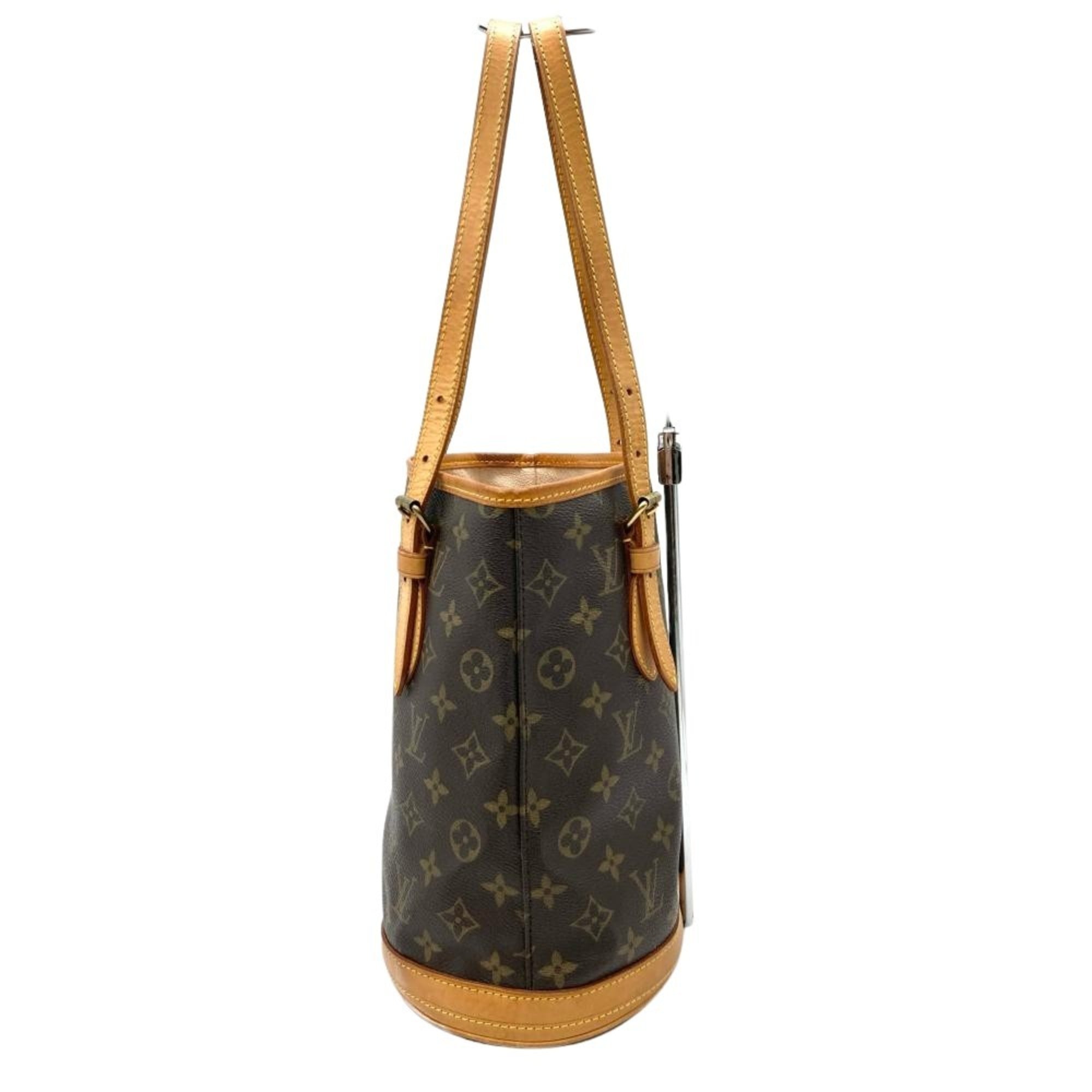 Louis Vuitton Brown Monogram Canvas Handbag Tote Bag