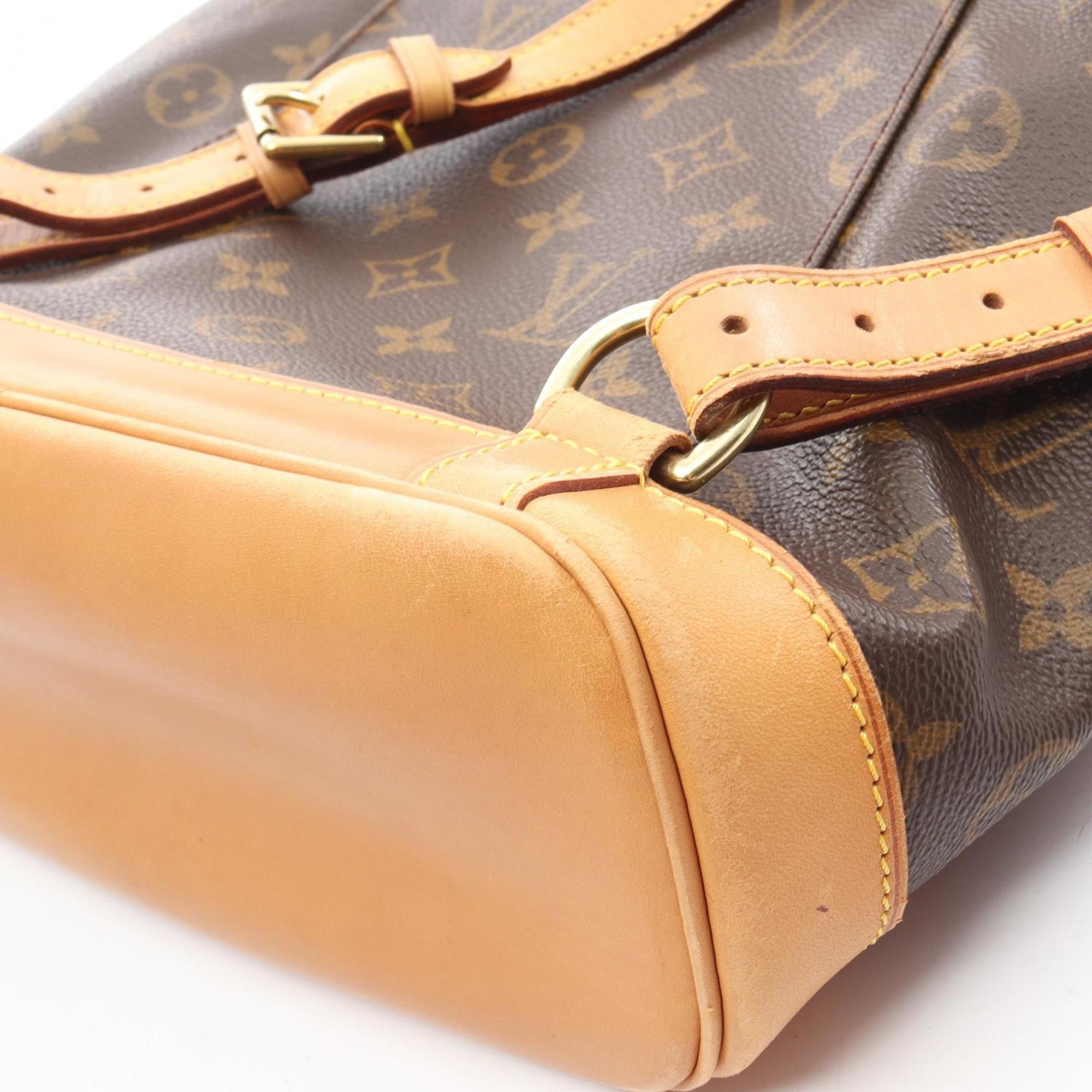Louis Vuitton Brown Monogram Monogram Leather Backpack