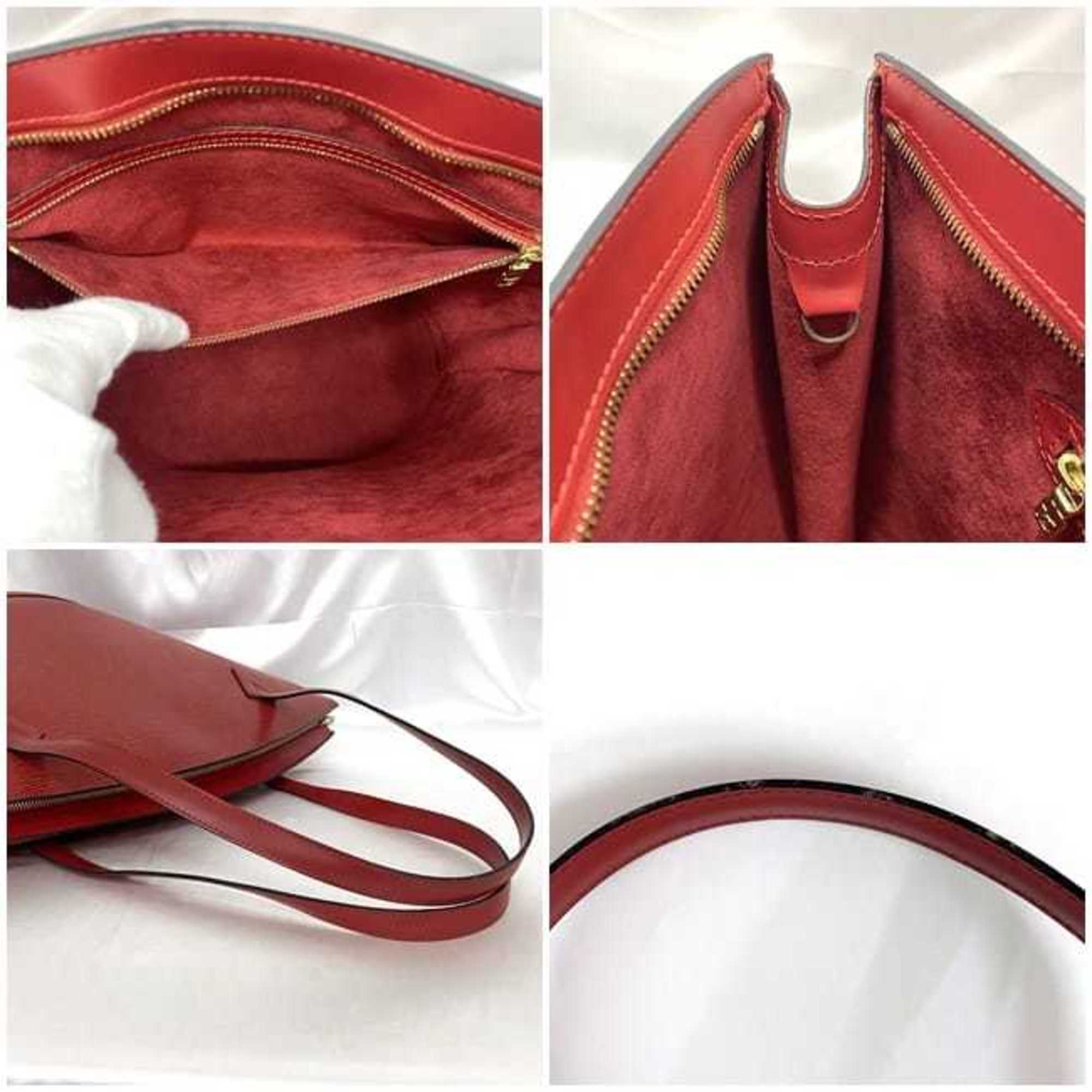Louis Vuitton Castilian Red Epi Leather Tote Bag