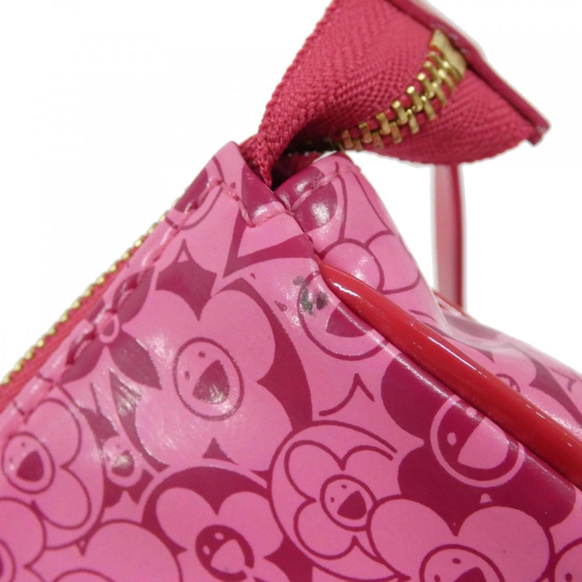 Louis Vuitton Rose Pvc Pochette Pouch