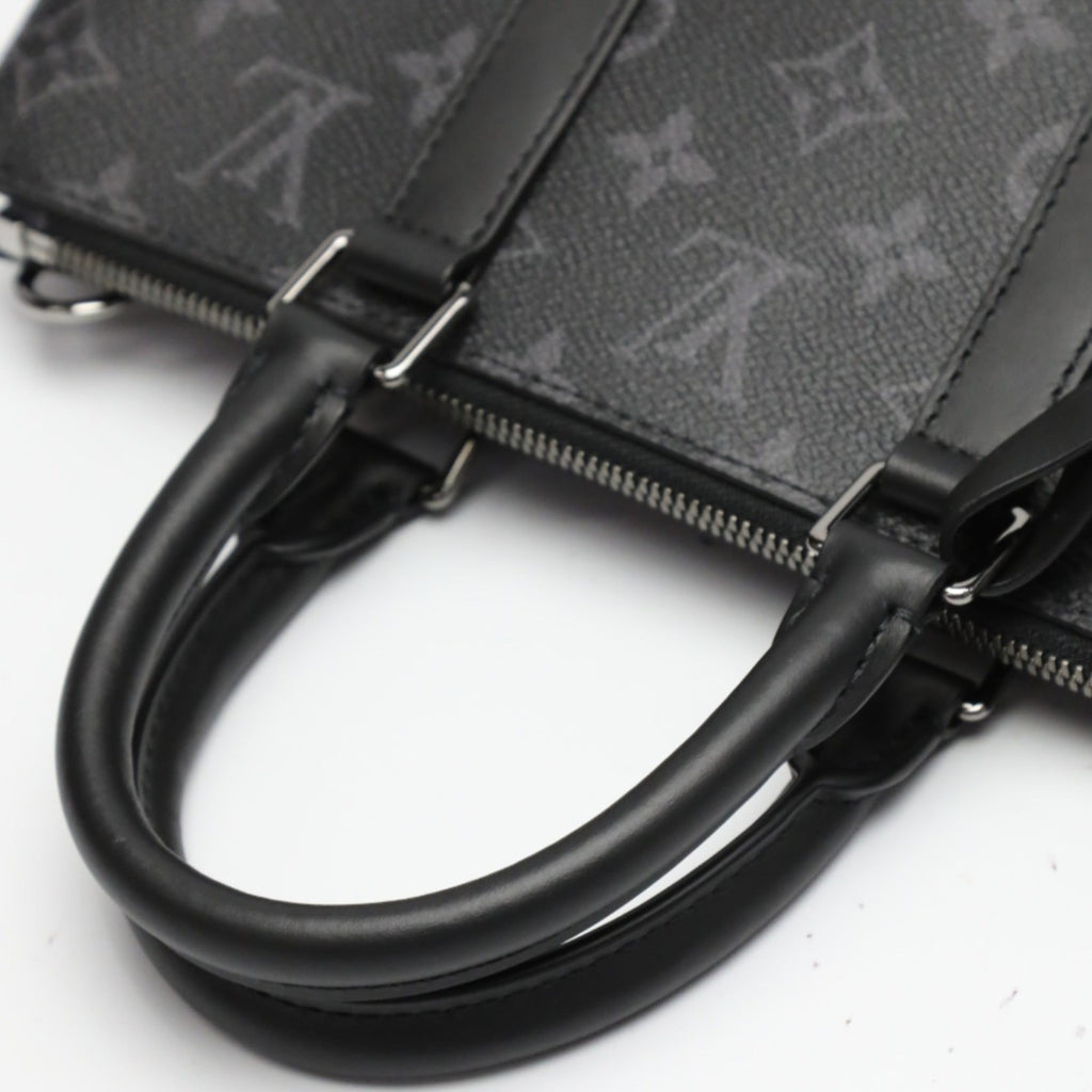 Louis Vuitton Black Monogram Eclipse Canvas Shoulder Bag Tote Bag