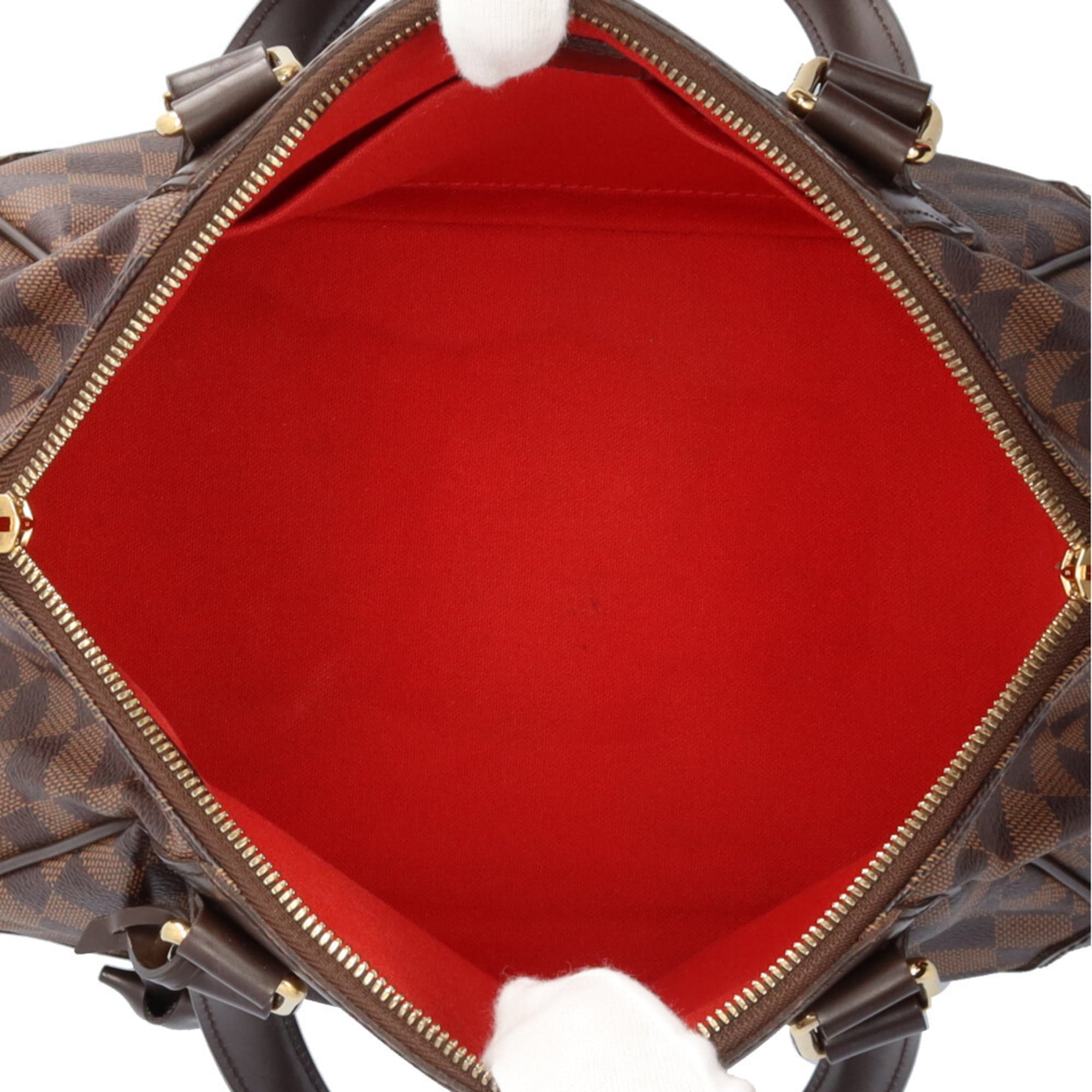 Louis Vuitton Brown Damier Canvas Handbag