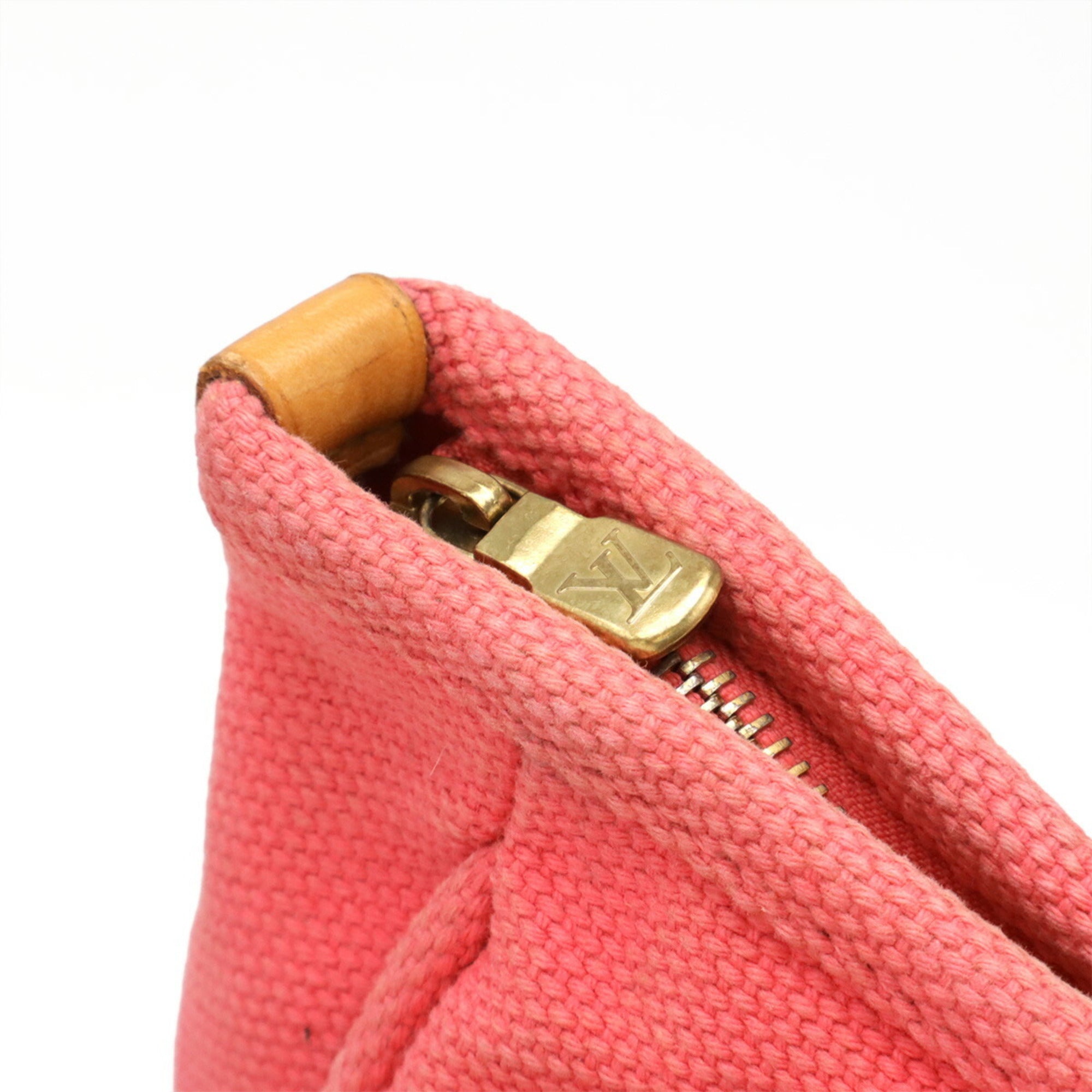 Louis Vuitton Rose Canvas Shoulder Bag Tote Bag