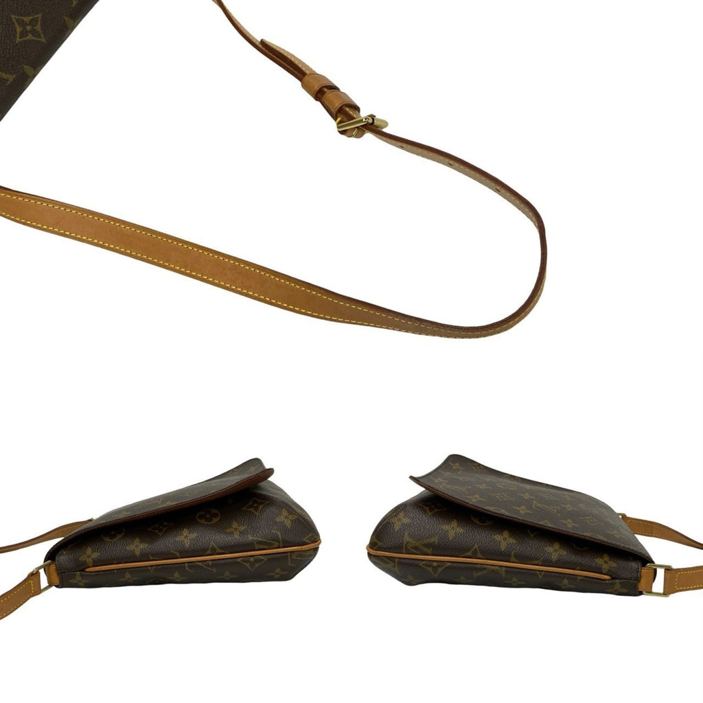 Louis Vuitton Brown Leather Pvc Pochette Shoulder Bag