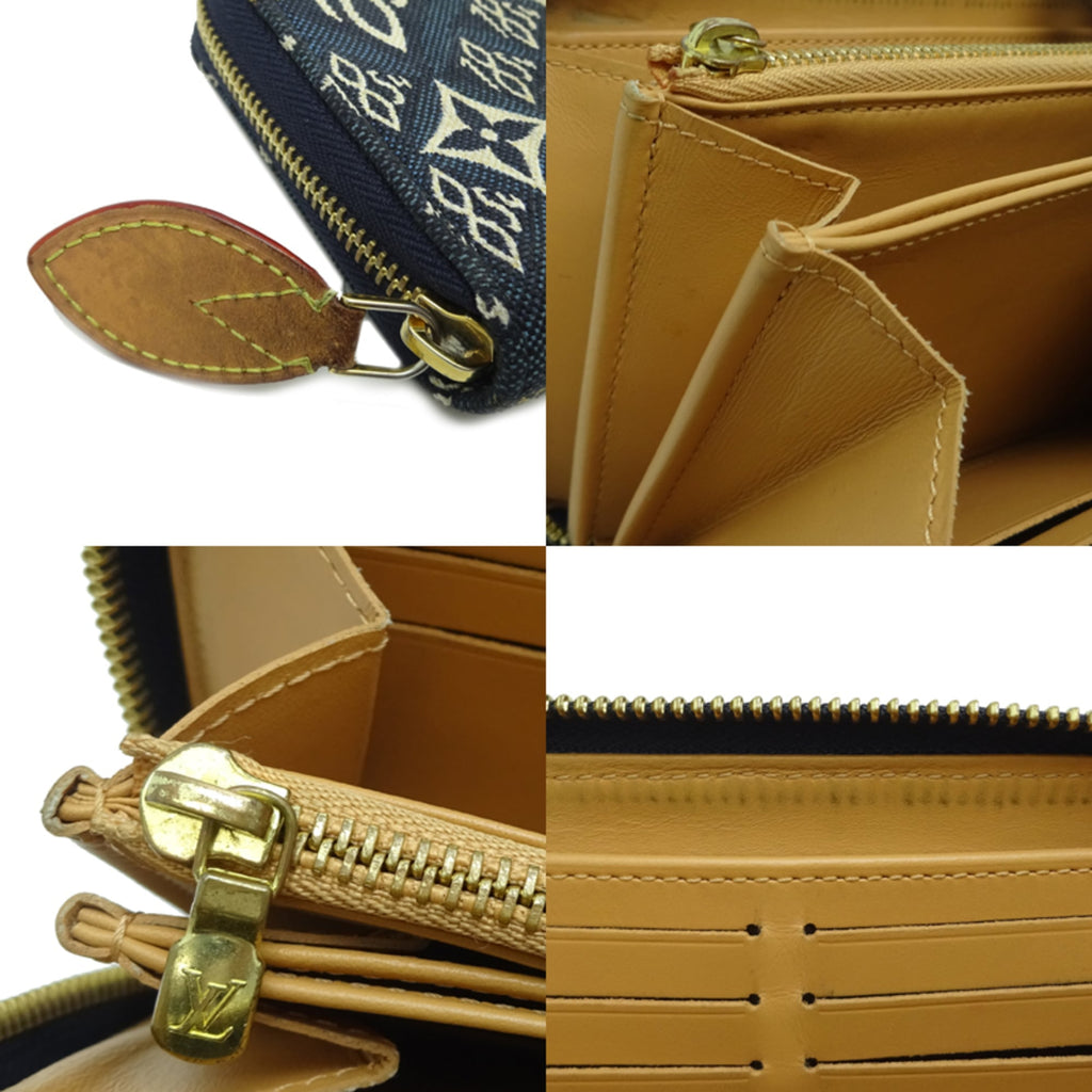 Louis Vuitton Navy Monogram Long Wallet