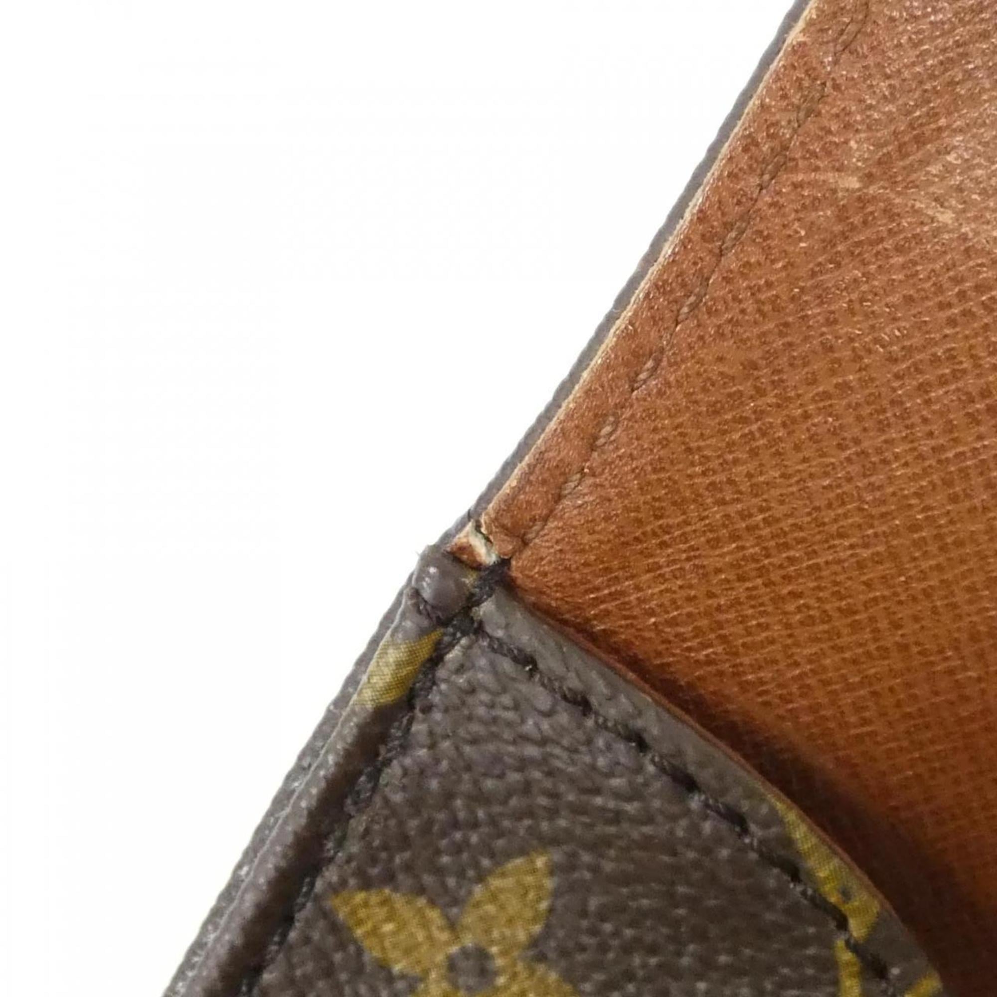 Louis Vuitton Brown Coated Canvas Shoulder Bag