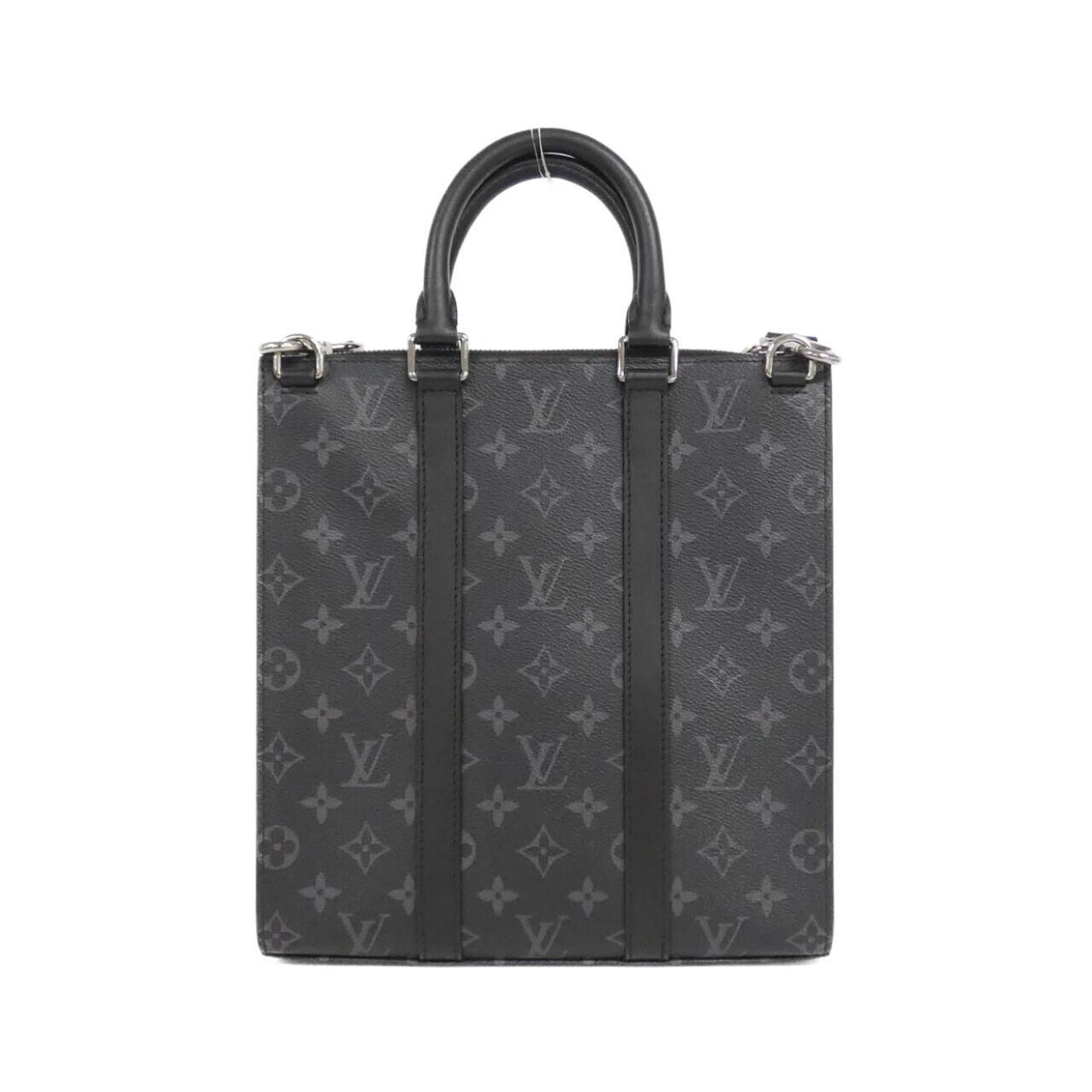 Louis Vuitton Black Coated Canvas Handbag