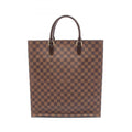 Louis Vuitton Brown Damier Canvas Coated Canvas Damier Canvas Leather Tote Bag