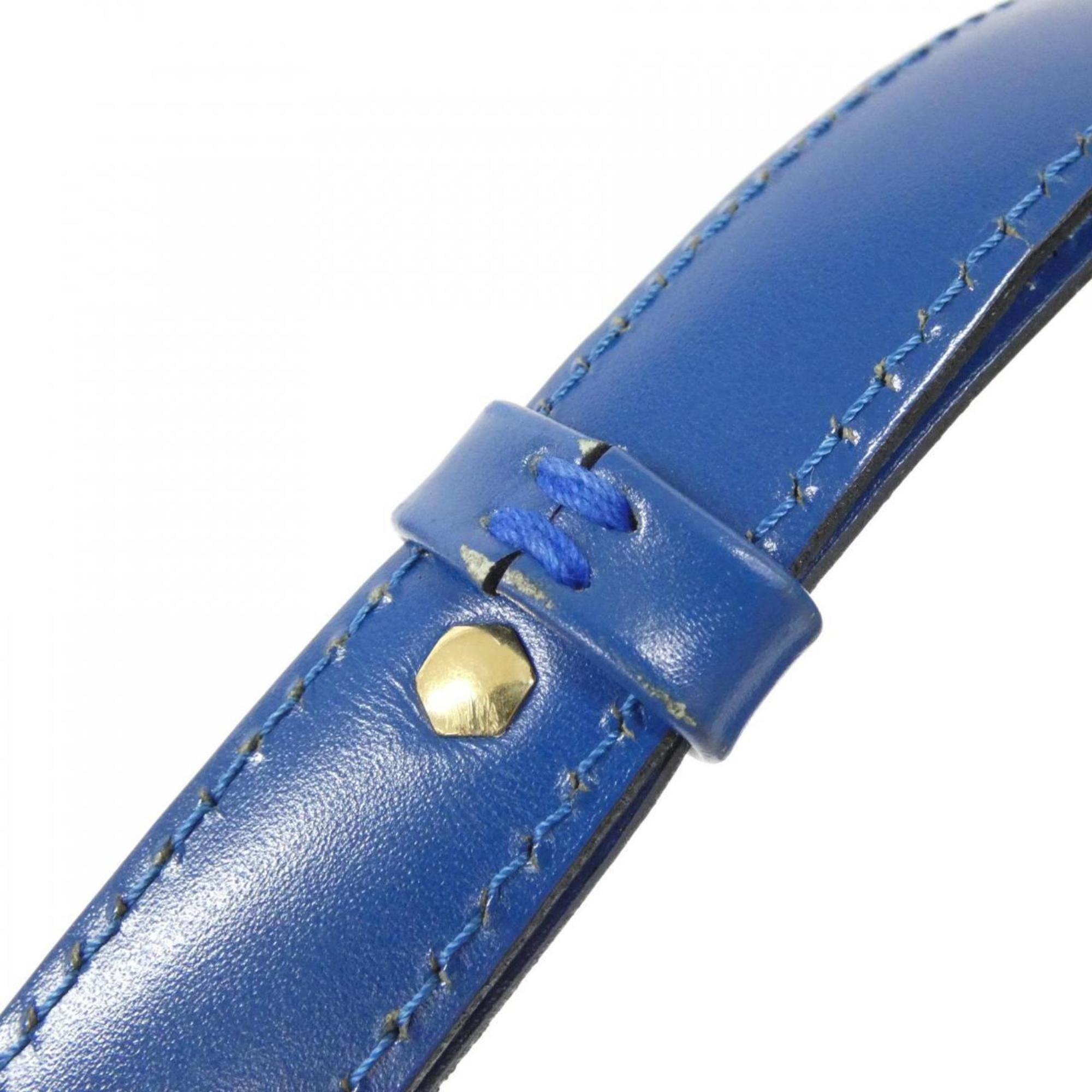 Louis Vuitton Blue Leather Shoulder Bag