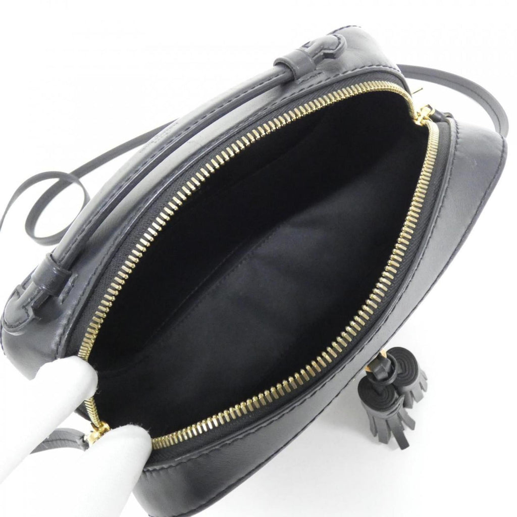 Louis Vuitton Black Marron Coated Canvas Leather Shoulder Bag