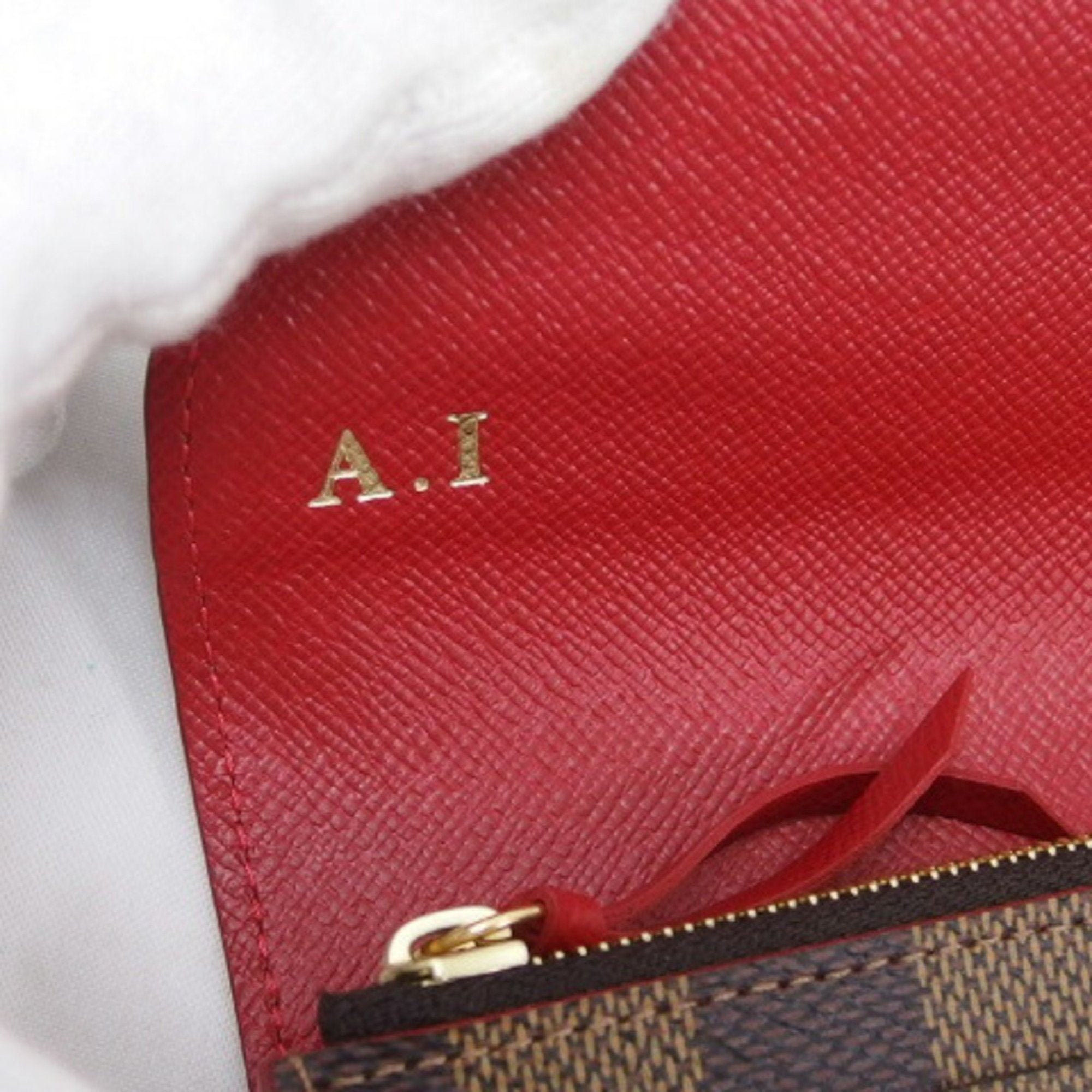 Louis Vuitton Cerise Damier Canvas Long Wallet