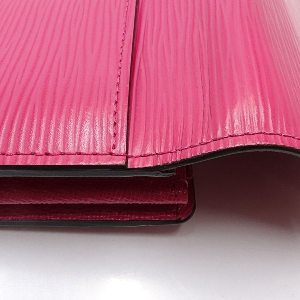 Louis Vuitton Hot Pink Leather Long Wallet