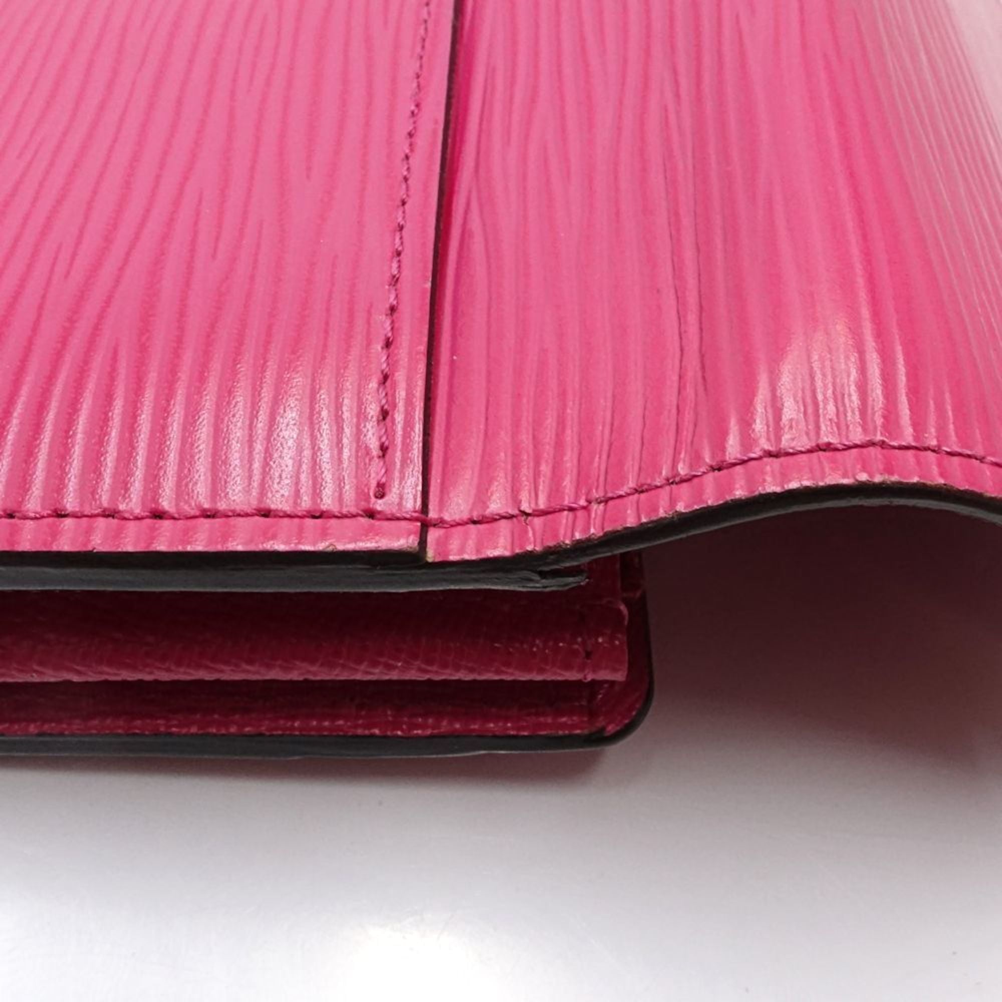 Louis Vuitton Hot Pink Leather Long Wallet