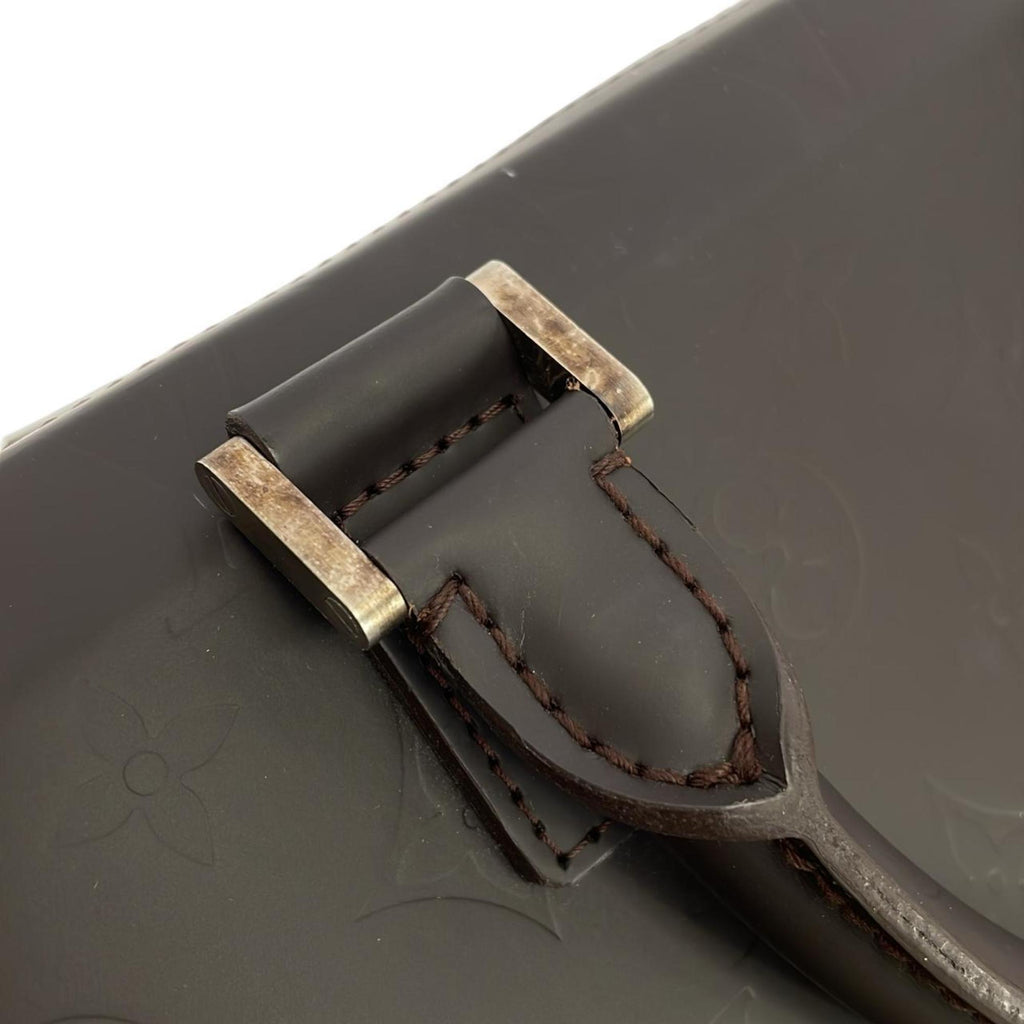 Louis Vuitton Marron Monogram Glacé Coated Canvas Handbag