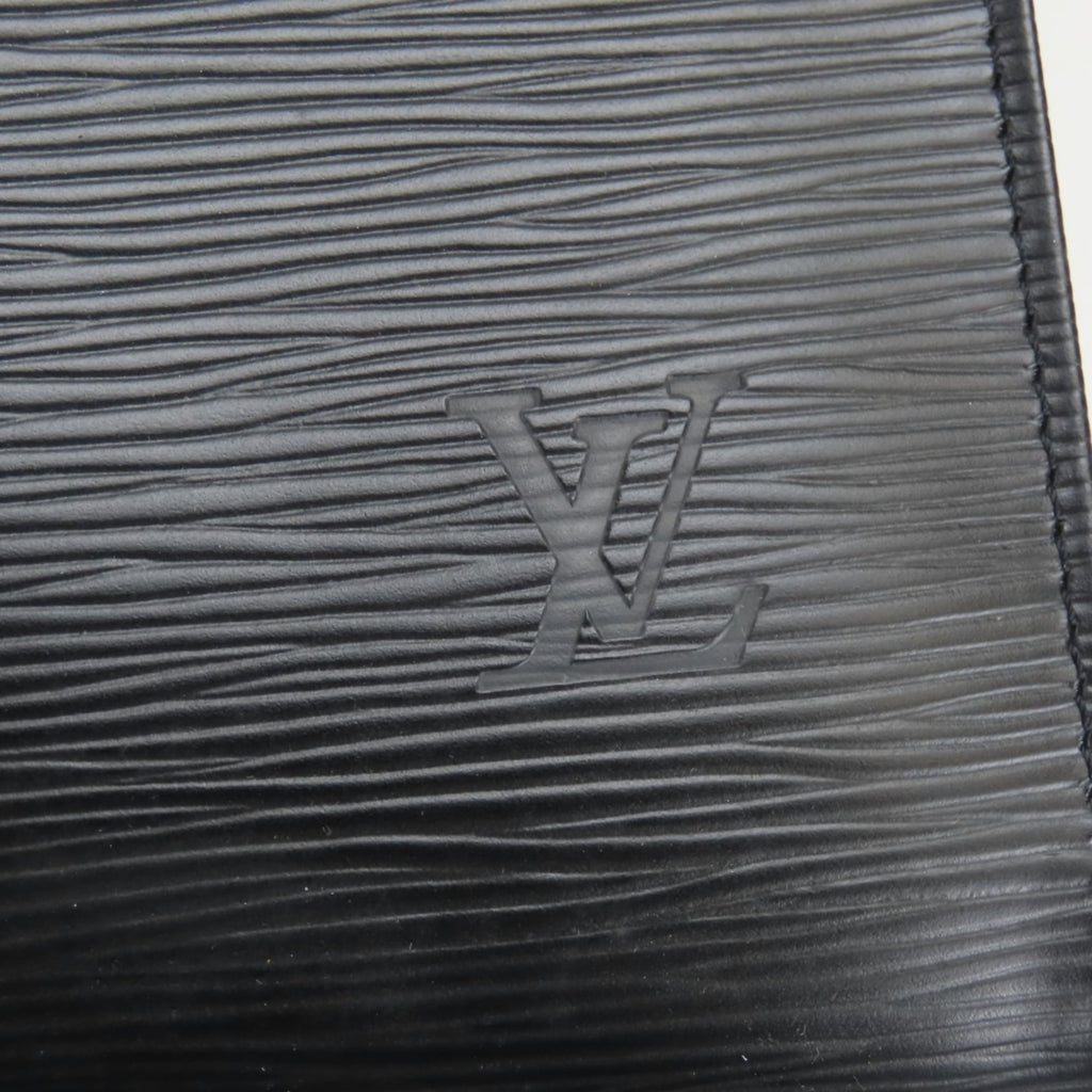 Louis Vuitton Black Noir Epi Leather Tote Bag
