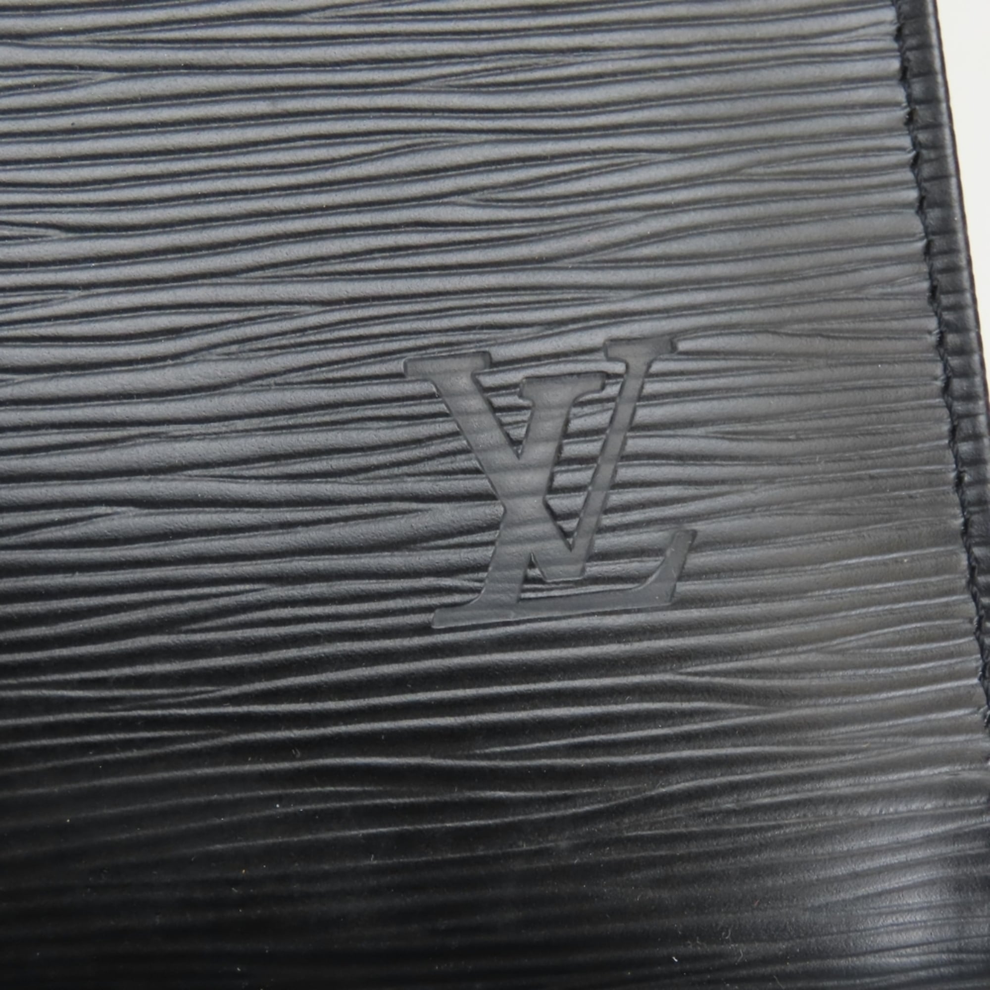 Louis Vuitton Black Noir Epi Leather Tote Bag