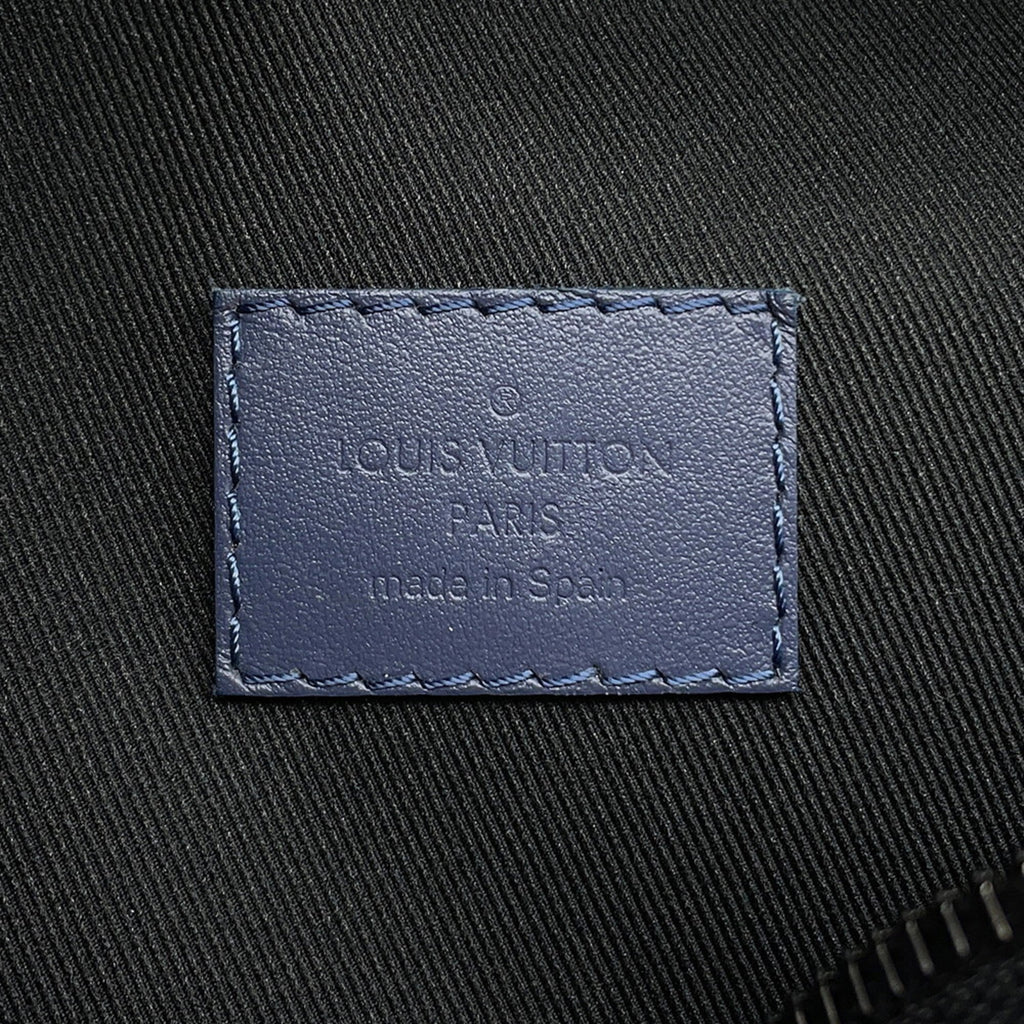 Louis Vuitton Navy Noir Monogram Shadow Fanny Pack Sling Bag