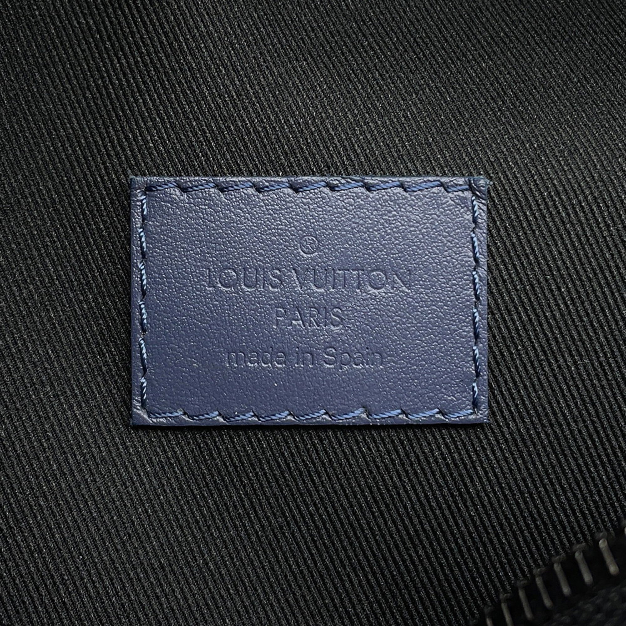 Louis Vuitton Navy Noir Monogram Shadow Fanny Pack Sling Bag