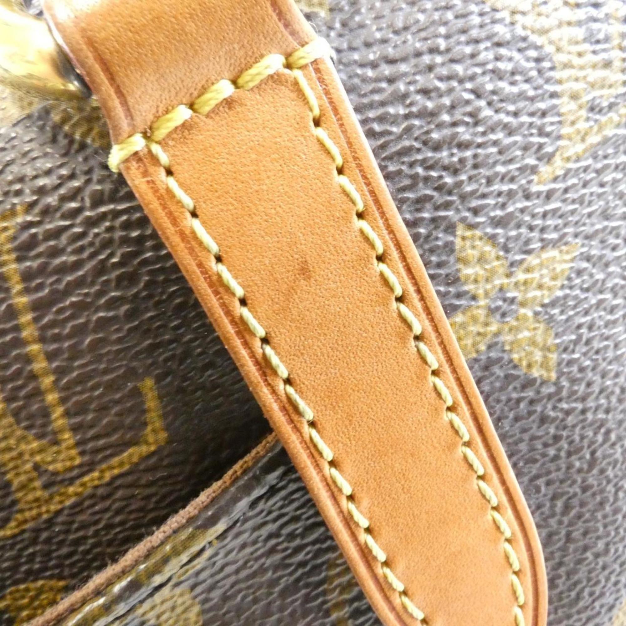 Louis Vuitton Marron Coated Canvas Handbag