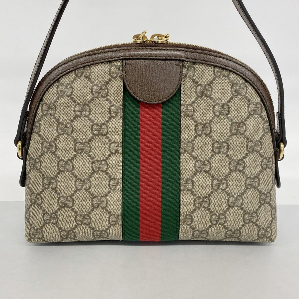 Gucci Brown Pvc Shoulder Bag (Pre-Owned)