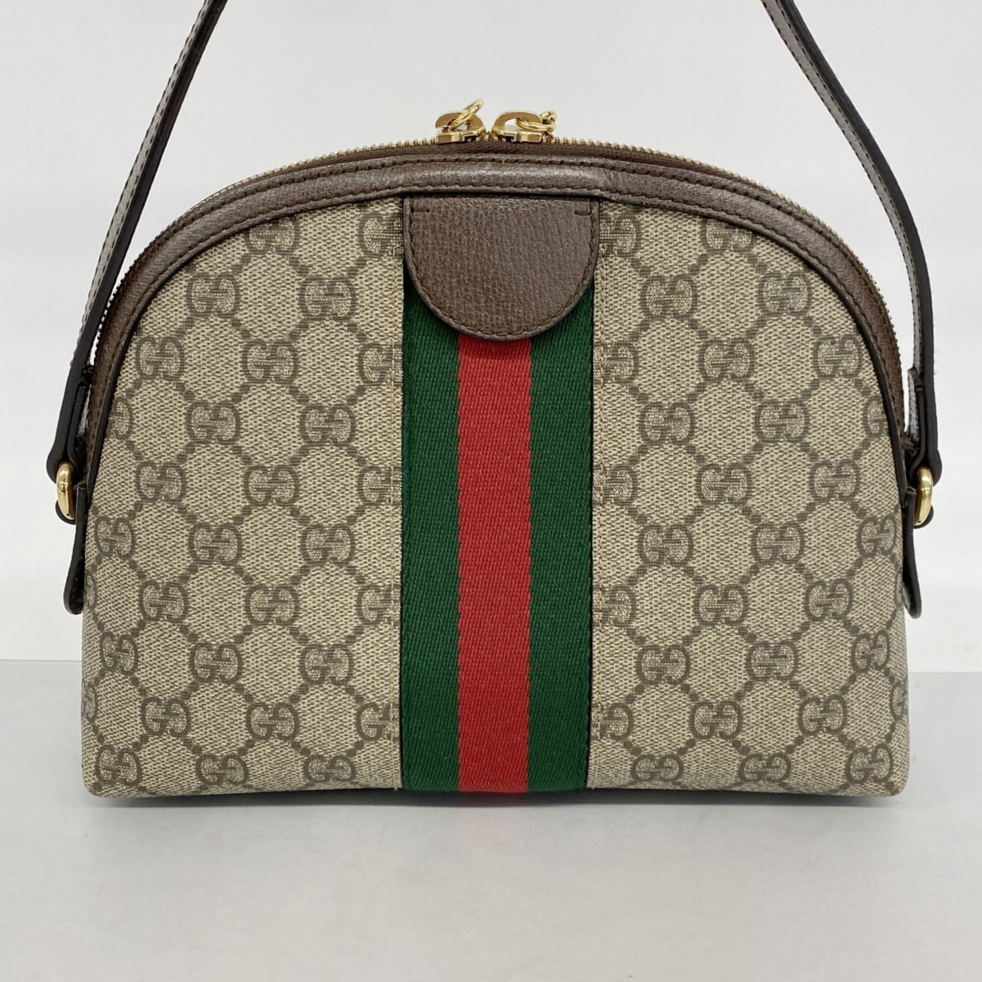 Gucci Brown Pvc Shoulder Bag (Pre-Owned)