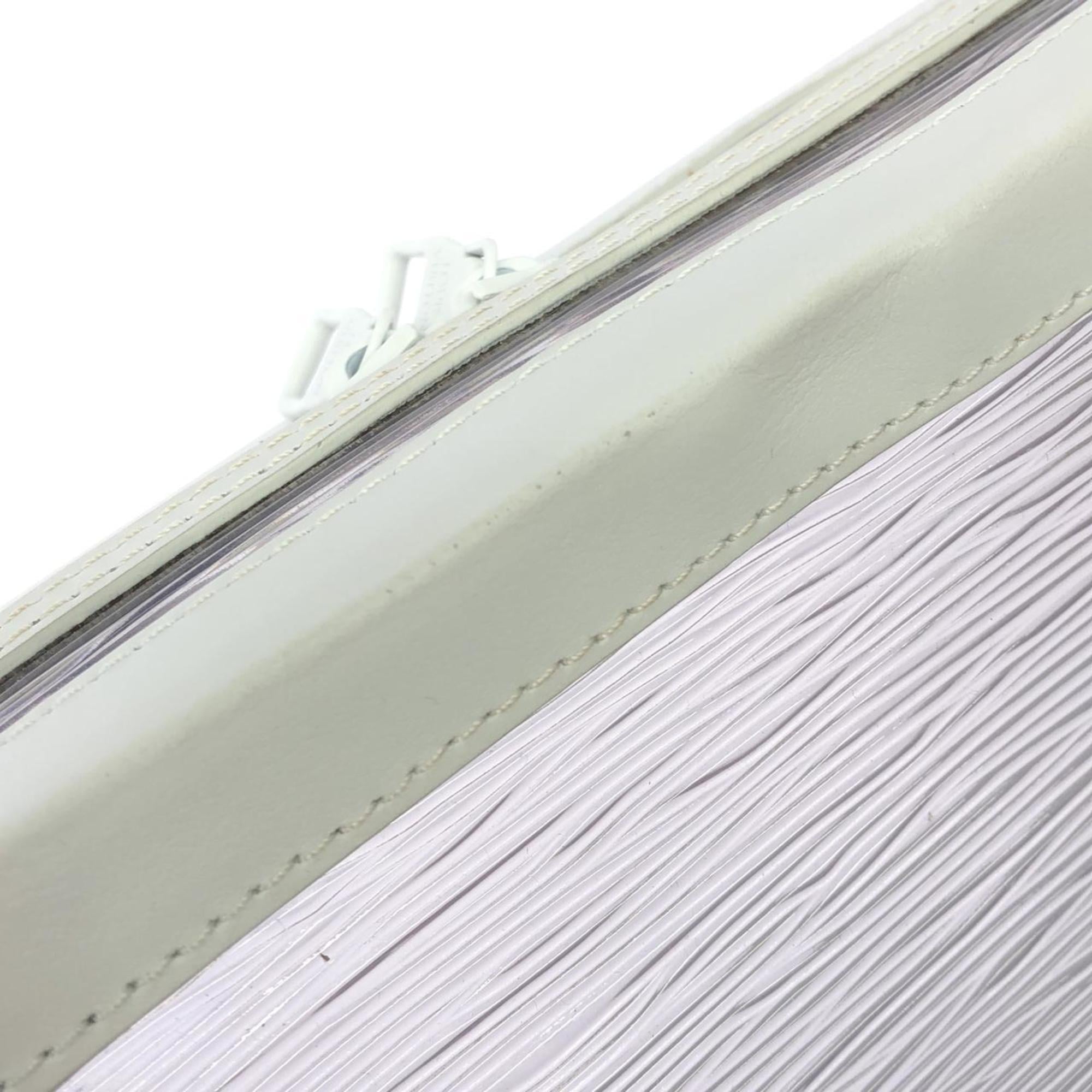 Louis Vuitton Clear White Pvc Leather Shoulder Bag