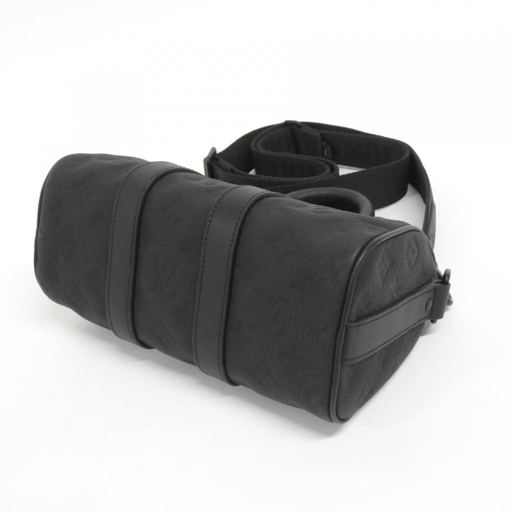 Louis Vuitton Taurillon Black Leather Boston Bag