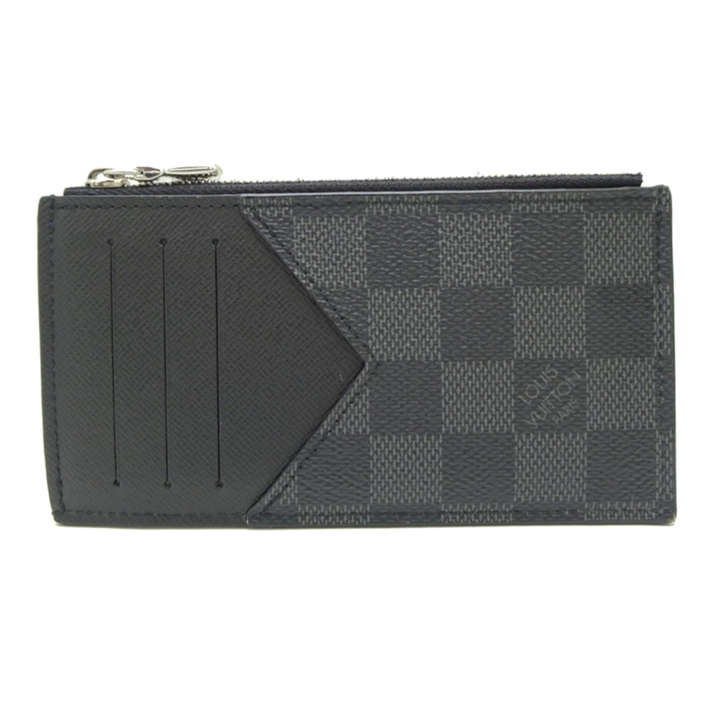 Louis Vuitton Damier Graphite Black Damier Graphite Coin Purse/Coin Case