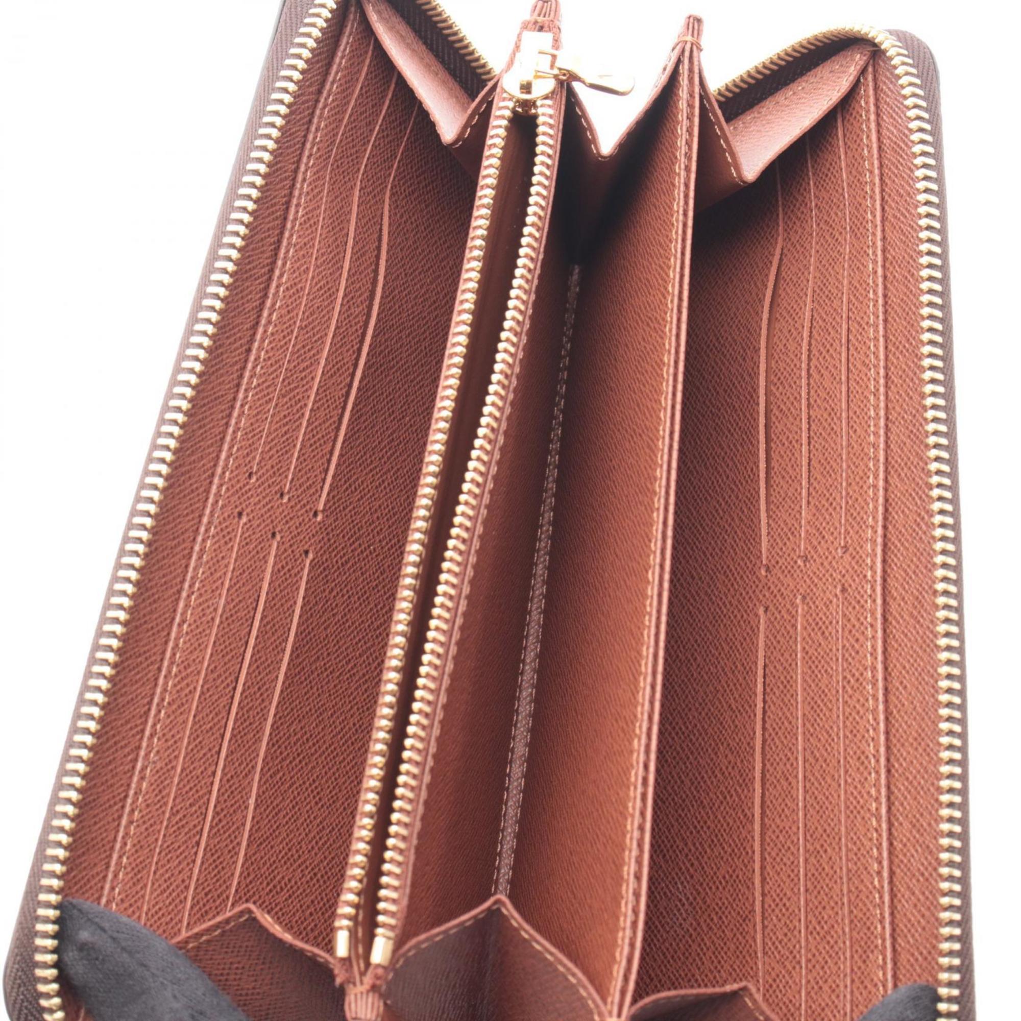 Louis Vuitton Brown Coated Canvas Long Wallet