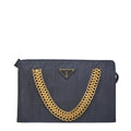 Prada Navy Nylon Handbag
