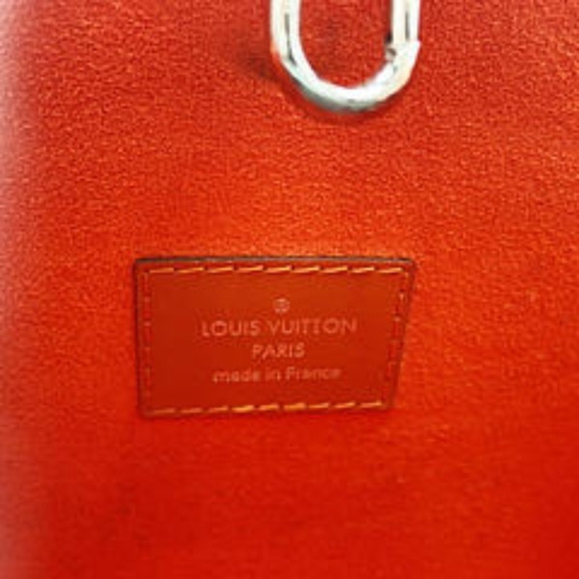 Louis Vuitton Orange Epi Leather Tote Bag